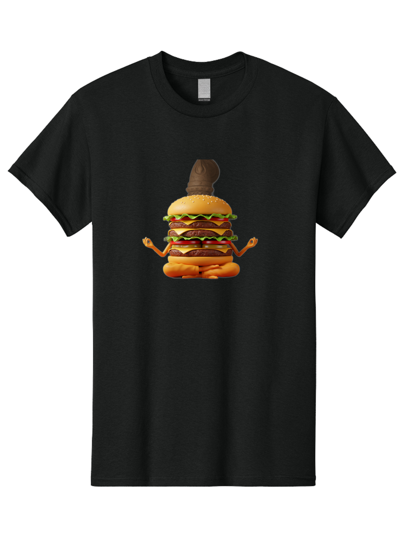 Triple-Decker-Burger Men'S Graphic Tee, 100% Cotton, Comfortable Casual Summer Wear, Machine Washable, Vintage Camera, Old Camera, Antique Camera, Black Camera, Classic Photography, Photography Equipment, Nostalgic Device, Film Camera, Bao965 5