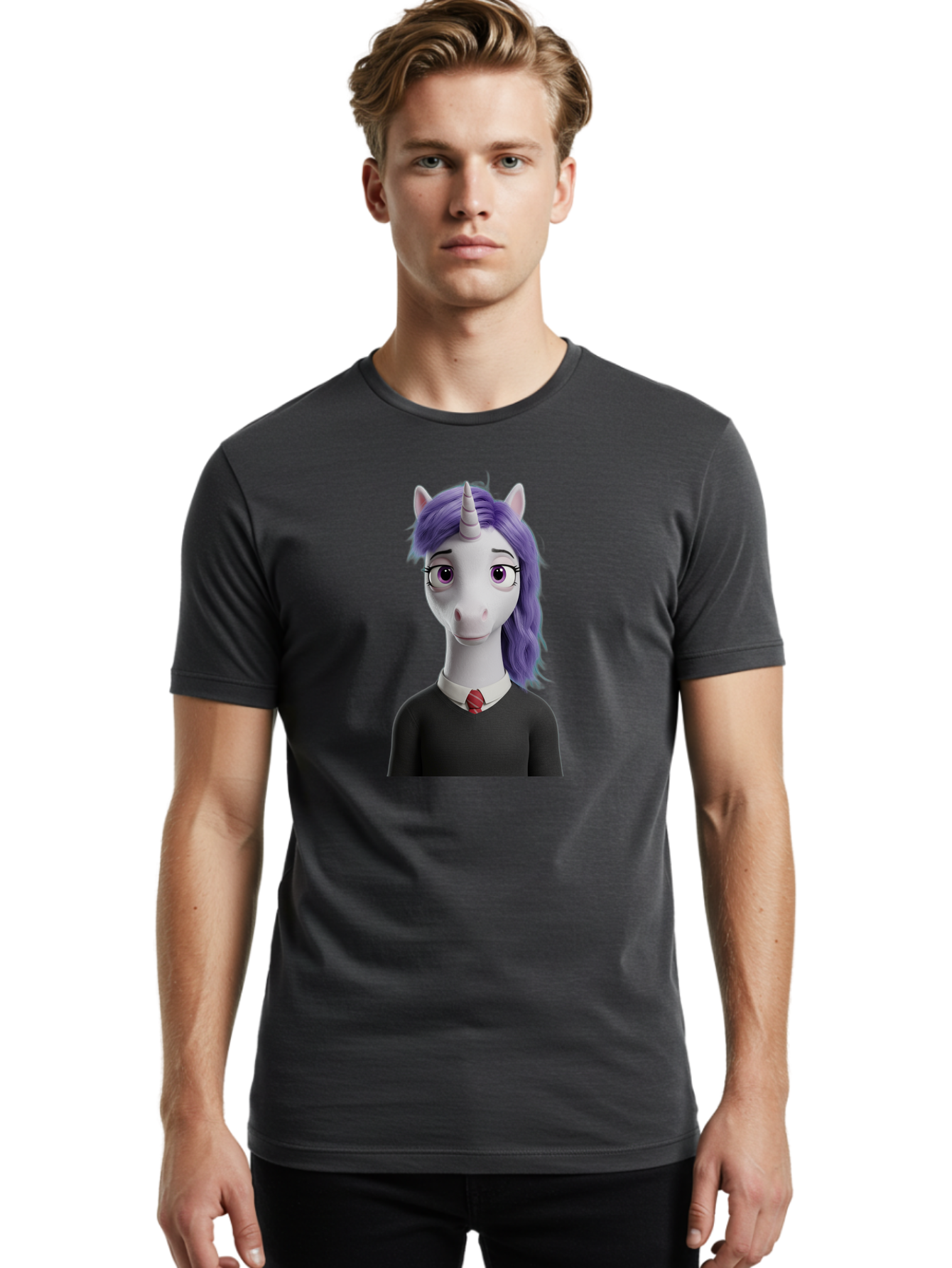 Unicorn-With-Purple-Hair Men'S Graphic Tee, 100% Cotton, Comfortable Casual Summer Wear, Machine Washable, Vintage Camera, Old Camera, Antique Camera, Black Camera, Classic Photography, Photography Equipment, Nostalgic Device, Film Camera, Bao987 18