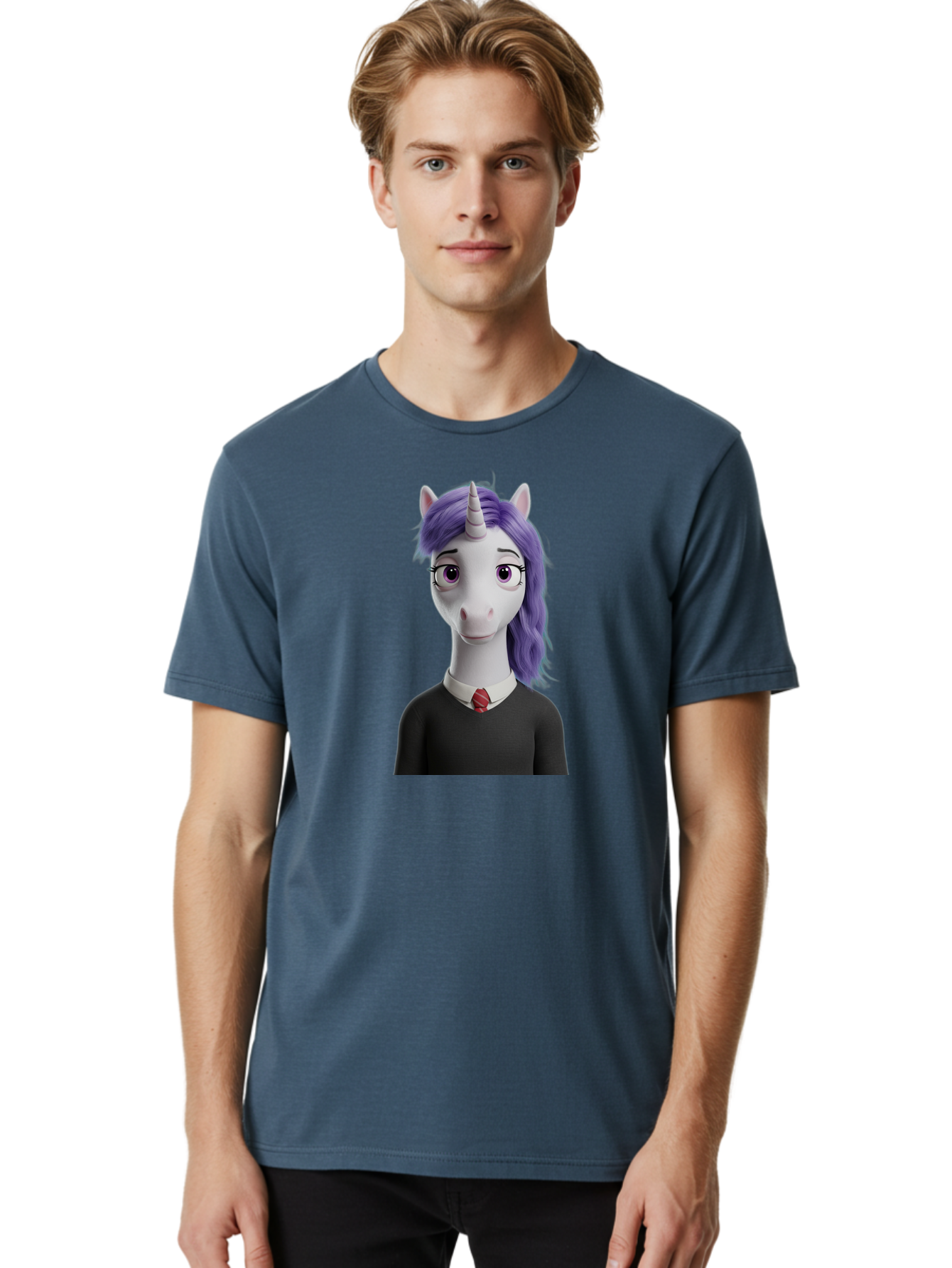 Unicorn-With-Purple-Hair Men'S Graphic Tee, 100% Cotton, Comfortable Casual Summer Wear, Machine Washable, Vintage Camera, Old Camera, Antique Camera, Black Camera, Classic Photography, Photography Equipment, Nostalgic Device, Film Camera, Bao987 24