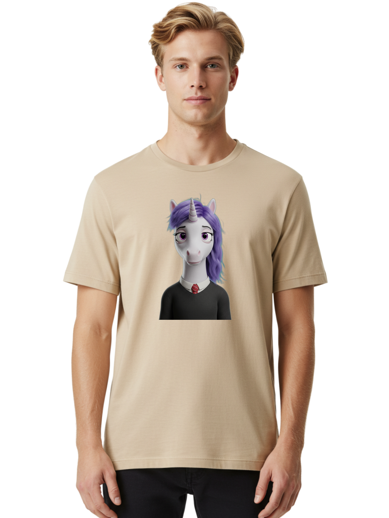 Unicorn-With-Purple-Hair Men'S Graphic Tee, 100% Cotton, Comfortable Casual Summer Wear, Machine Washable, Vintage Camera, Old Camera, Antique Camera, Black Camera, Classic Photography, Photography Equipment, Nostalgic Device, Film Camera, Bao987 17