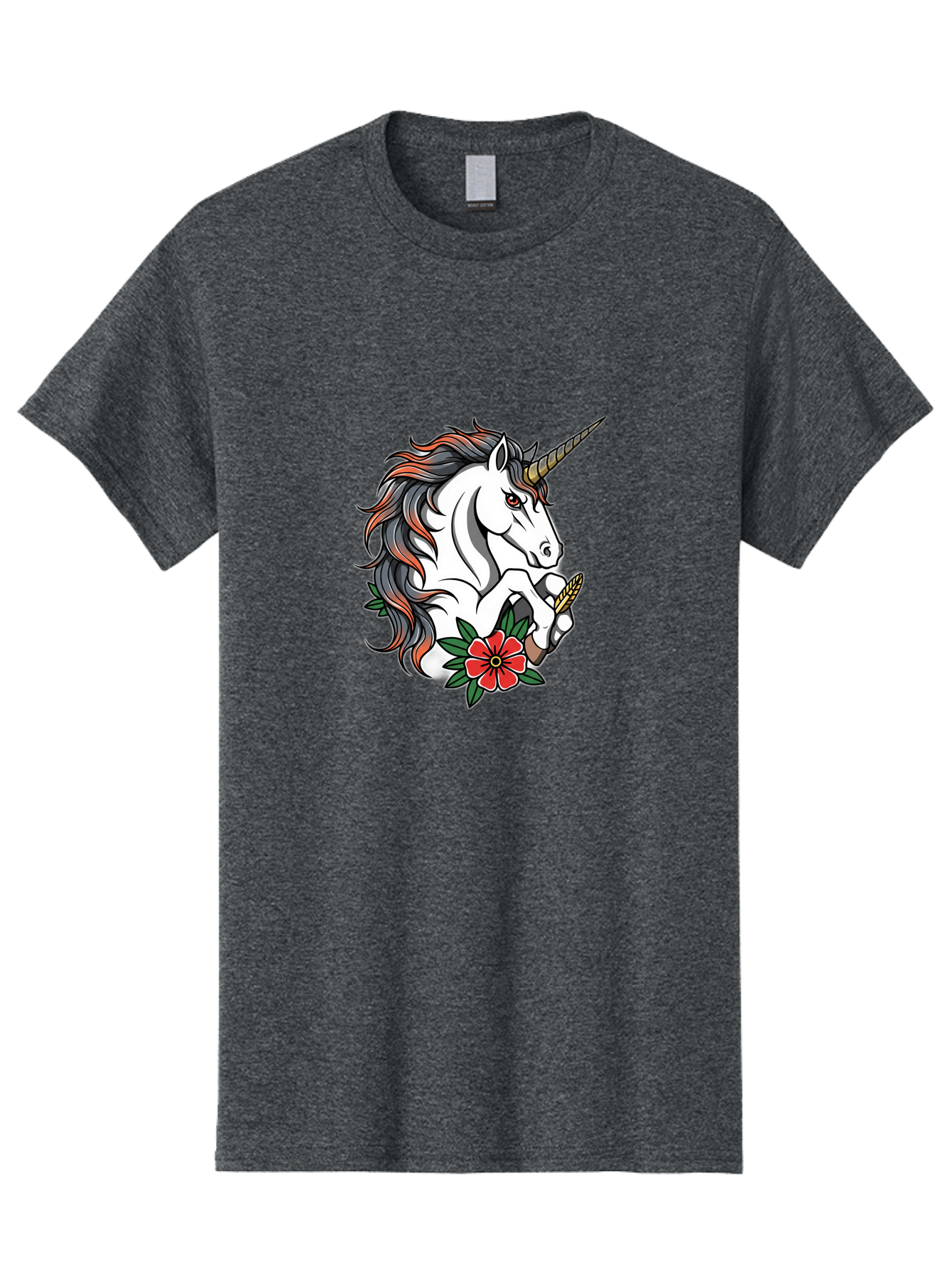 Unicorn-With-Red-Flower Men'S Graphic Tee, 100% Cotton, Comfortable Casual Summer Wear, Machine Washable, Vintage Camera, Old Camera, Antique Camera, Black Camera, Classic Photography, Photography Equipment, Nostalgic Device, Film Camera, Bao989 6