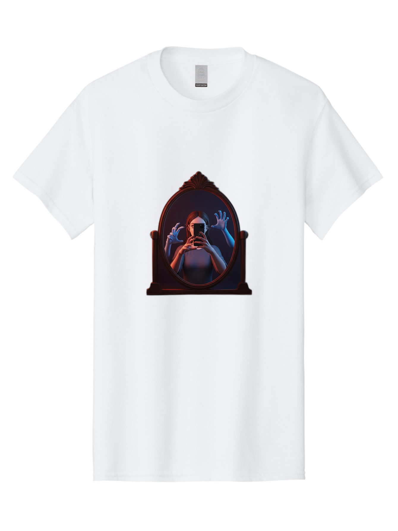 Woman-Taking-Selfie Men'S Graphic Tee, 100% Cotton, Comfortable Casual Summer Wear, Machine Washable, Vintage Camera, Old Camera, Antique Camera, Black Camera, Classic Photography, Photography Equipment, Nostalgic Device, Film Camera, Bap017 8