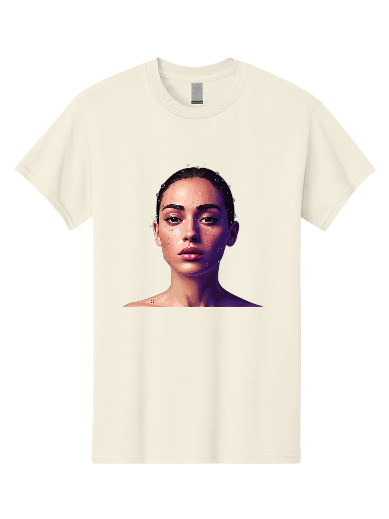 Woman-With-Water-Droplets-1 Men'S Graphic Tee, 100% Cotton, Comfortable Casual Summer Wear, Machine Washable, Vintage Camera, Old Camera, Antique Camera, Black Camera, Classic Photography, Photography Equipment, Nostalgic Device, Film Camera, Bap019 5