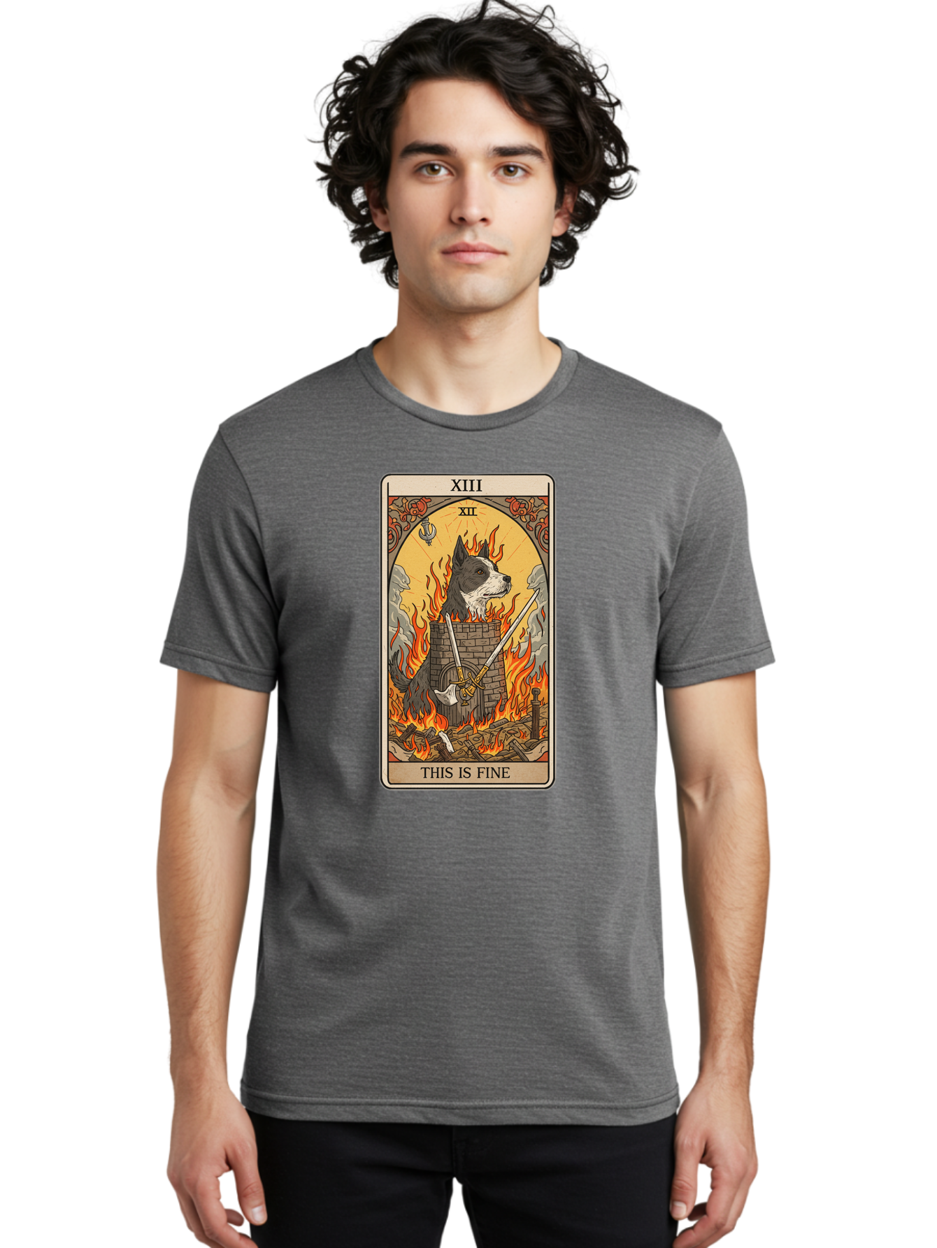 Xiii-Tarot-Card Men'S Graphic Tee, 100% Cotton, Comfortable Casual Summer Wear, Machine Washable, Vintage Camera, Old Camera, Antique Camera, Black Camera, Classic Photography, Photography Equipment, Nostalgic Device, Film Camera, Camera Art Bap026 25