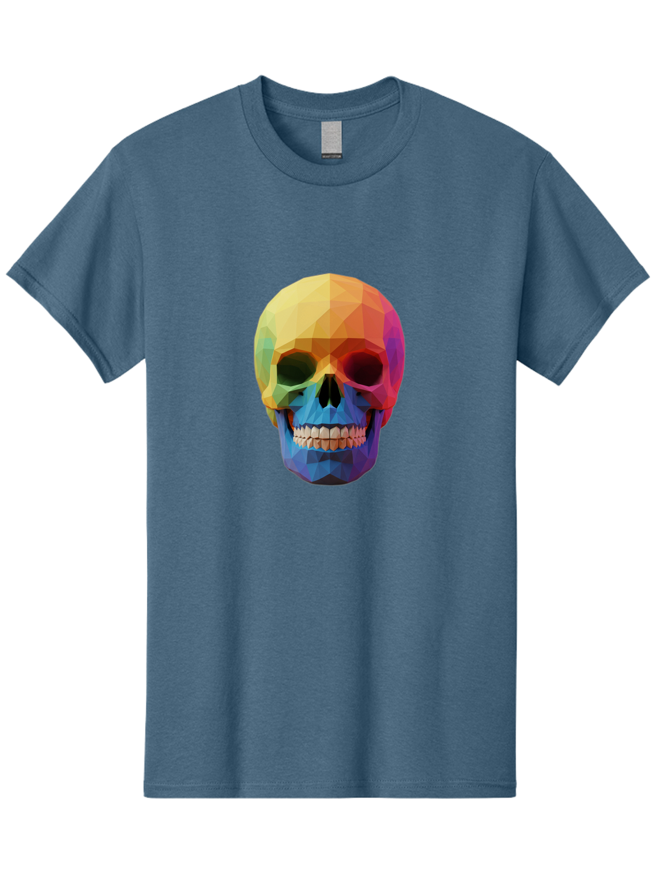 Rainbow-Skull-4 Men'S Graphic Tee, 100% Cotton, Comfortable Casual Summer Wear, Machine Washable, Vintage Camera, Old Camera, Antique Camera, Black Camera, Classic Photography, Photography Equipment, Nostalgic Device, Film Camera, Camera Art Bap905 6