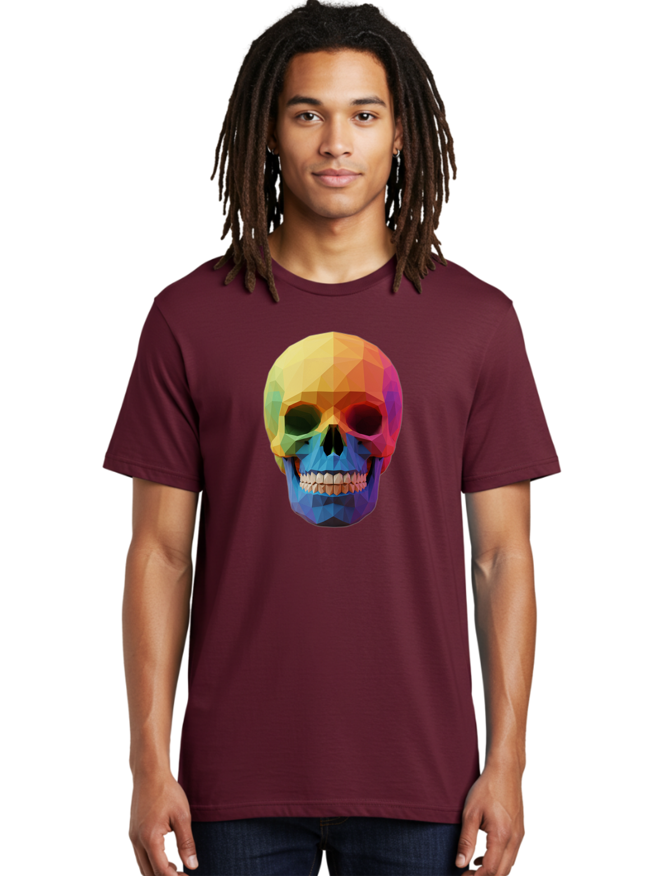 Rainbow-Skull-4 Men'S Graphic Tee, 100% Cotton, Comfortable Casual Summer Wear, Machine Washable, Vintage Camera, Old Camera, Antique Camera, Black Camera, Classic Photography, Photography Equipment, Nostalgic Device, Film Camera, Camera Art Bap905 25