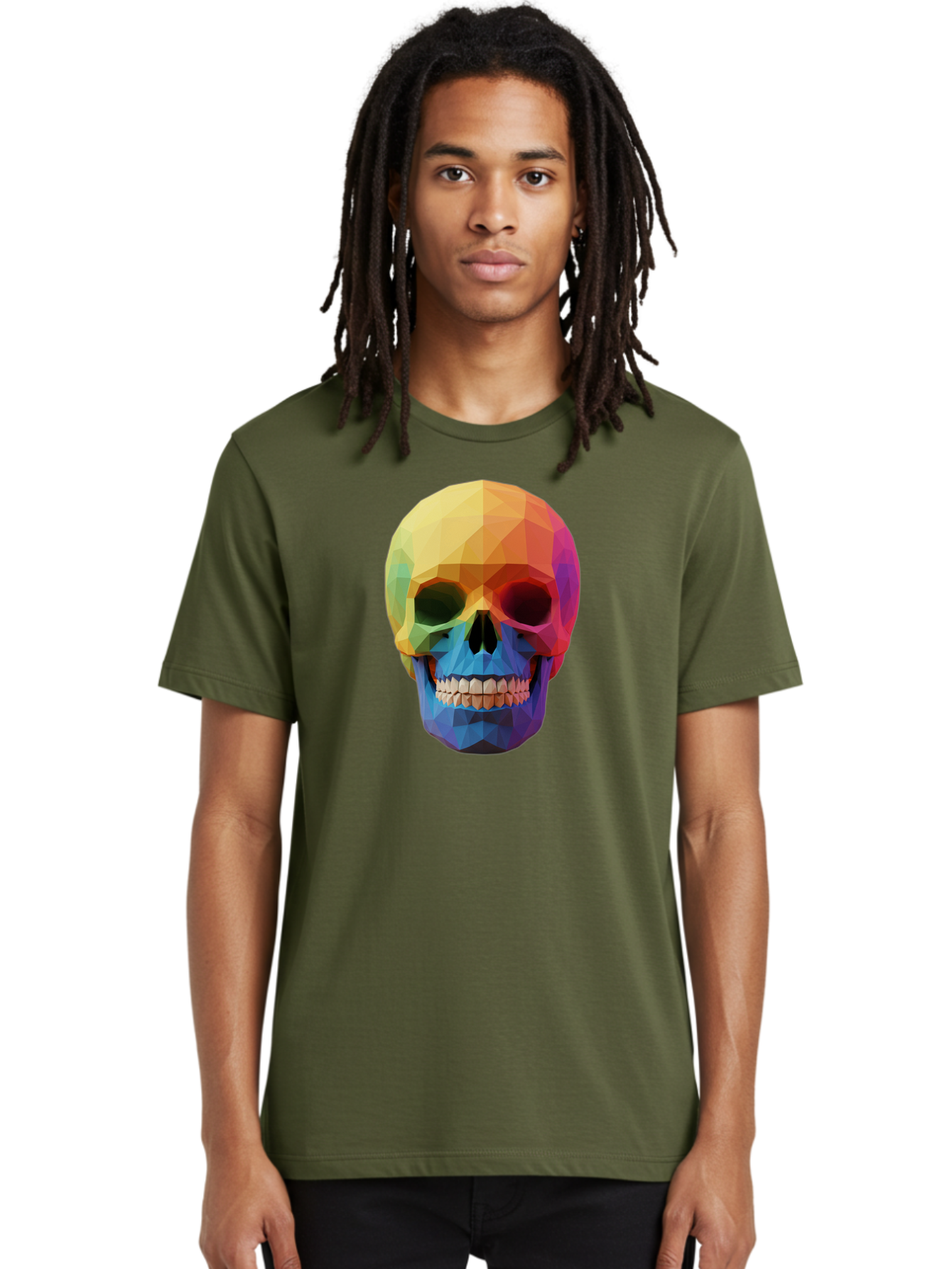 Rainbow-Skull-4 Men'S Graphic Tee, 100% Cotton, Comfortable Casual Summer Wear, Machine Washable, Vintage Camera, Old Camera, Antique Camera, Black Camera, Classic Photography, Photography Equipment, Nostalgic Device, Film Camera, Camera Art Bap905 18