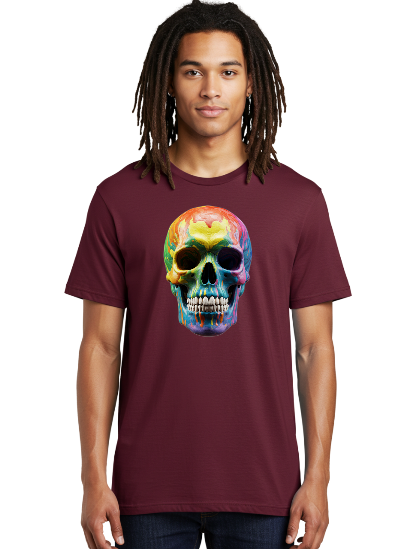 Rainbow-Skull-6 Men'S Graphic Tee, 100% Cotton, Comfortable Casual Summer Wear, Machine Washable, Vintage Camera, Old Camera, Antique Camera, Black Camera, Classic Photography, Photography Equipment, Nostalgic Device, Film Camera, Camera Art Bap907 18