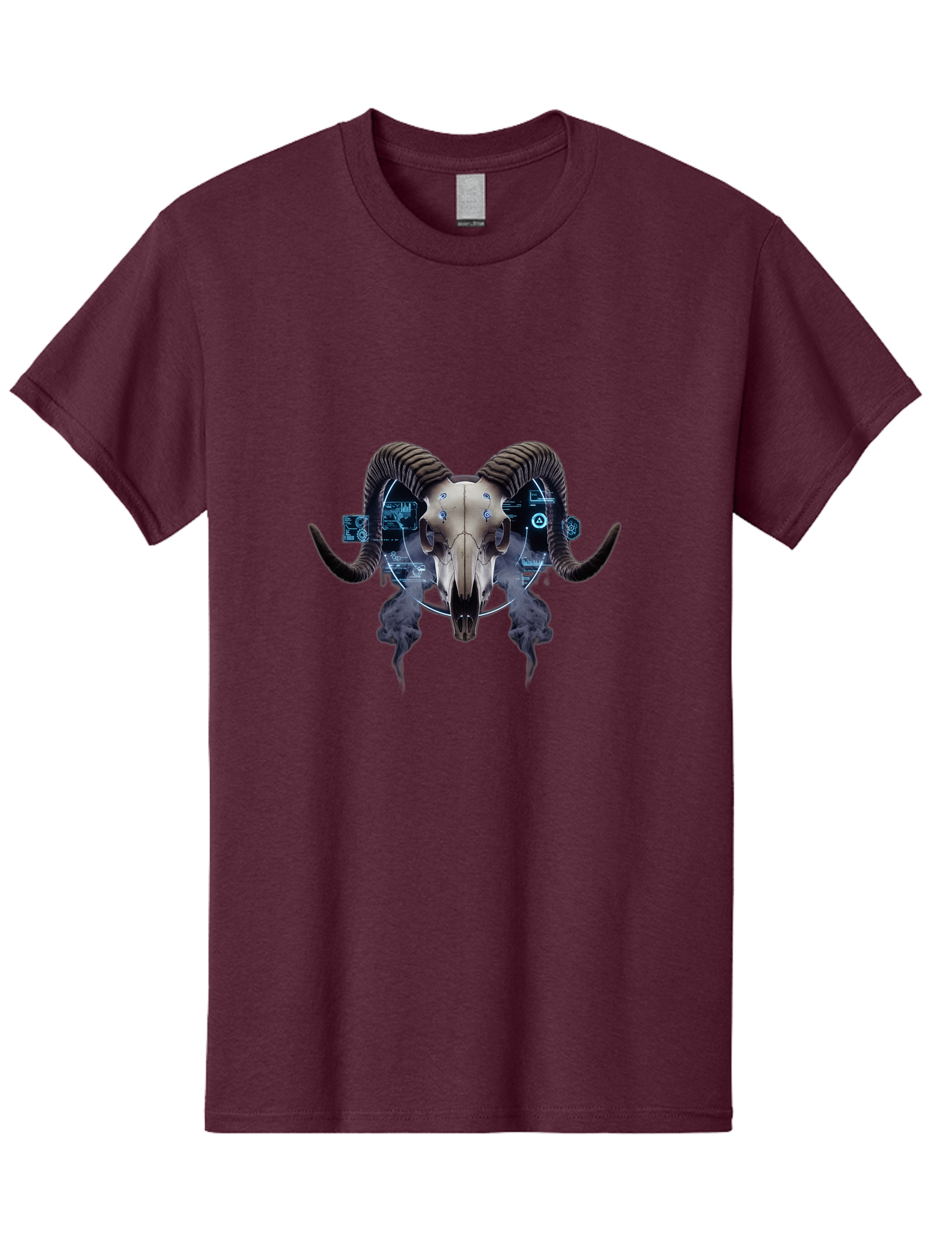 Ram-Skull-1 Men'S Graphic Tee, 100% Cotton, Comfortable Casual Summer Wear, Machine Washable, Vintage Camera, Old Camera, Antique Camera, Black Camera, Classic Photography, Photography Equipment, Nostalgic Device, Film Camera, Camera Art Bap910 15