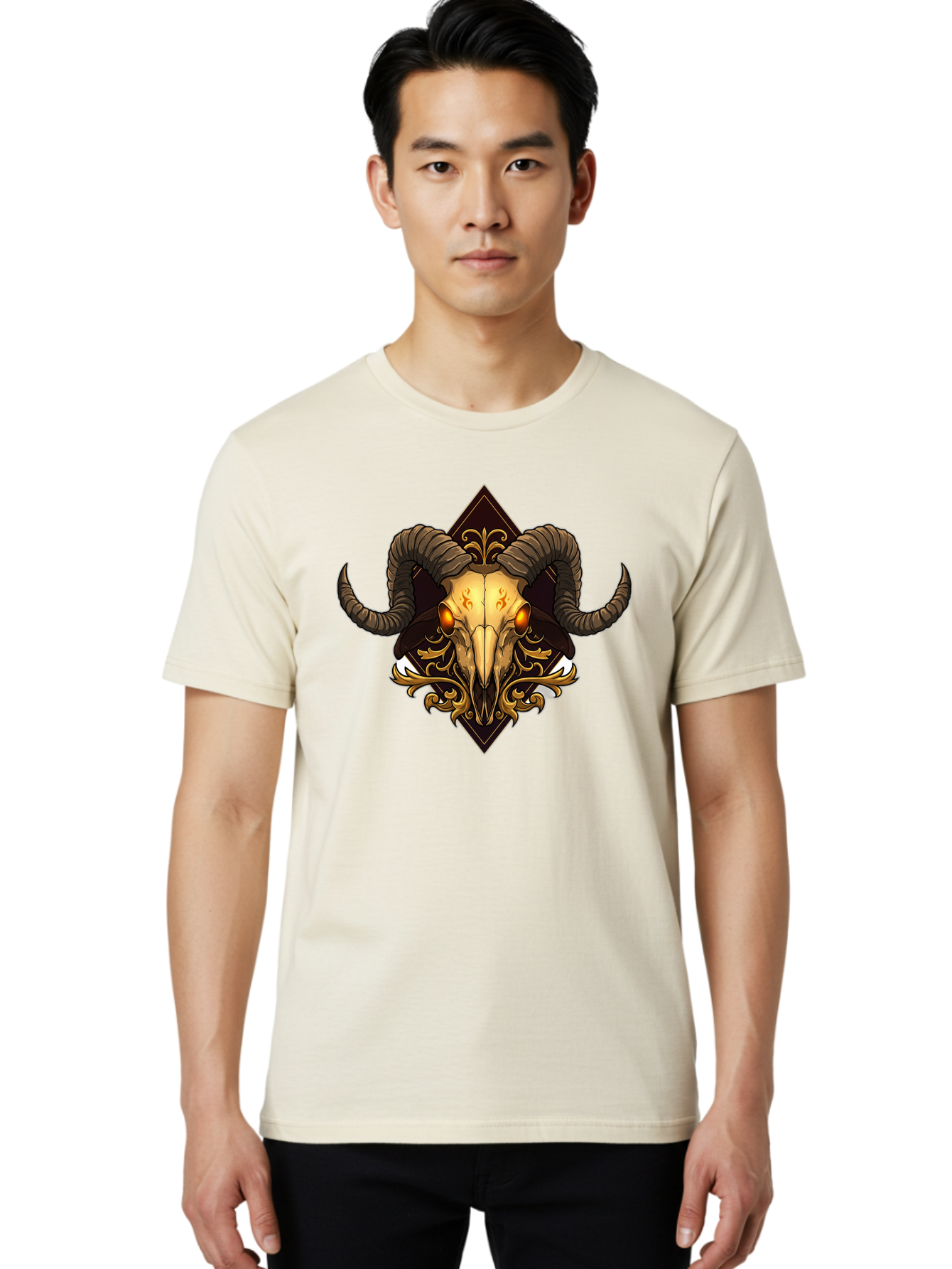 Ram-Skull-10 Men'S Graphic Tee, 100% Cotton, Comfortable Casual Summer Wear, Machine Washable, Vintage Camera, Old Camera, Antique Camera, Black Camera, Classic Photography, Photography Equipment, Nostalgic Device, Film Camera, Camera Art Bap911 29