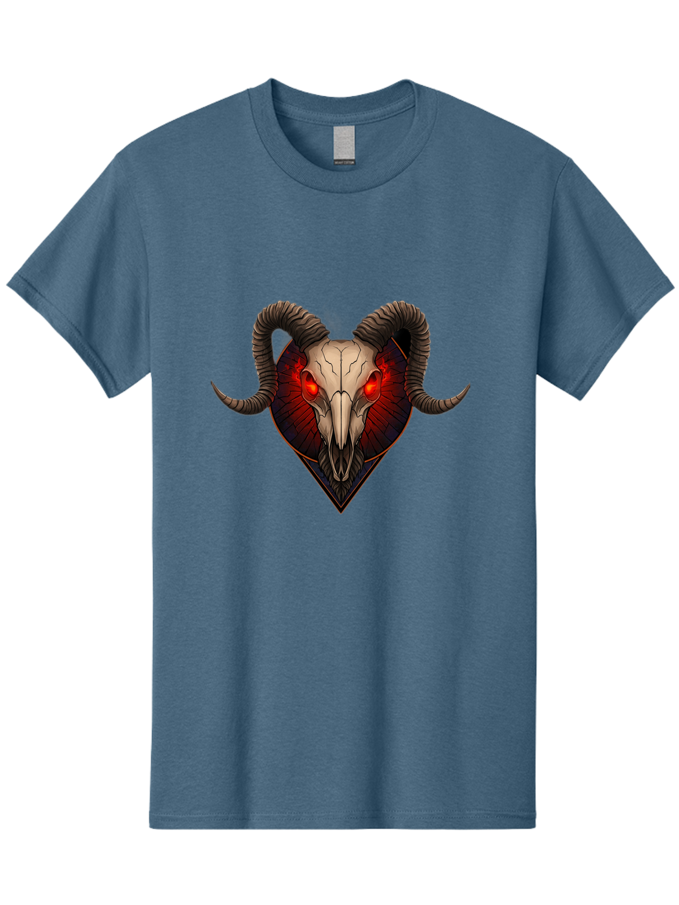 Ram-Skull-2 Men'S Graphic Tee, 100% Cotton, Comfortable Casual Summer Wear, Machine Washable, Vintage Camera, Old Camera, Antique Camera, Black Camera, Classic Photography, Photography Equipment, Nostalgic Device, Film Camera, Camera Art Bap914 12