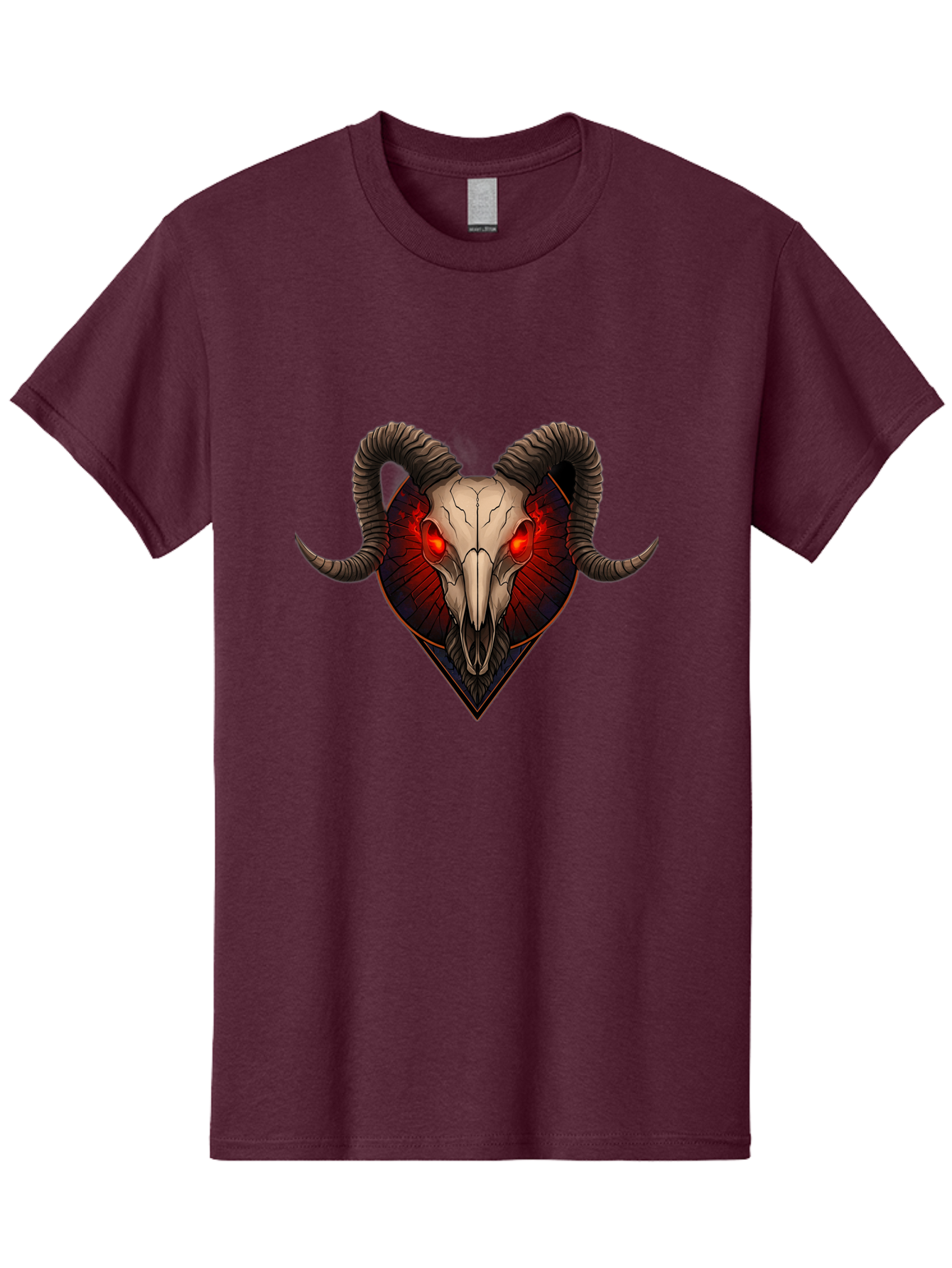 Ram-Skull-2 Men'S Graphic Tee, 100% Cotton, Comfortable Casual Summer Wear, Machine Washable, Vintage Camera, Old Camera, Antique Camera, Black Camera, Classic Photography, Photography Equipment, Nostalgic Device, Film Camera, Camera Art Bap914 3