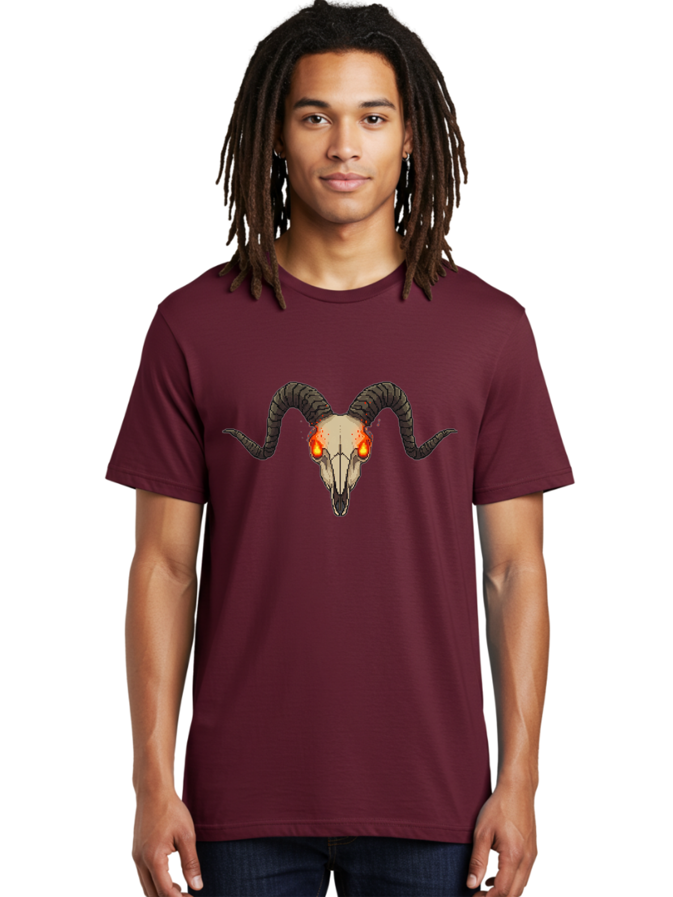 Ram-Skull-3 Men'S Graphic Tee, 100% Cotton, Comfortable Casual Summer Wear, Machine Washable, Vintage Camera, Old Camera, Antique Camera, Black Camera, Classic Photography, Photography Equipment, Nostalgic Device, Film Camera, Camera Art Bap915 17