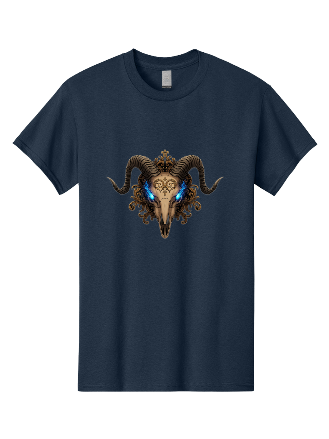 Ram-Skull-7 Men'S Graphic Tee, 100% Cotton, Comfortable Casual Summer Wear, Machine Washable, Vintage Camera, Old Camera, Antique Camera, Black Camera, Classic Photography, Photography Equipment, Nostalgic Device, Film Camera, Camera Art Bap919 9