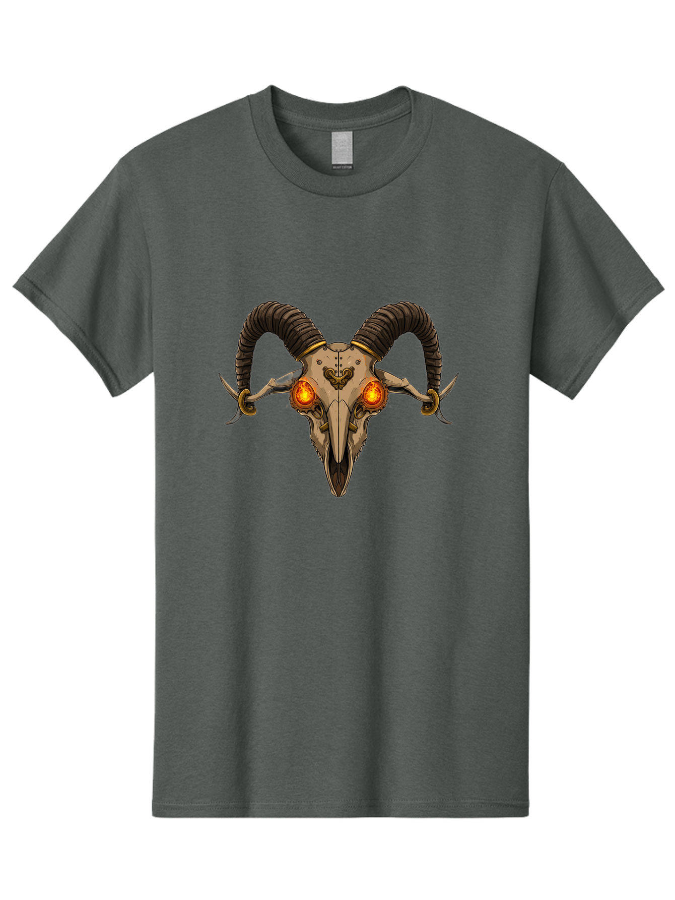 Ram-Skull-9 Men'S Graphic Tee, 100% Cotton, Comfortable Casual Summer Wear, Machine Washable, Vintage Camera, Old Camera, Antique Camera, Black Camera, Classic Photography, Photography Equipment, Nostalgic Device, Film Camera, Camera Art Bap921 12
