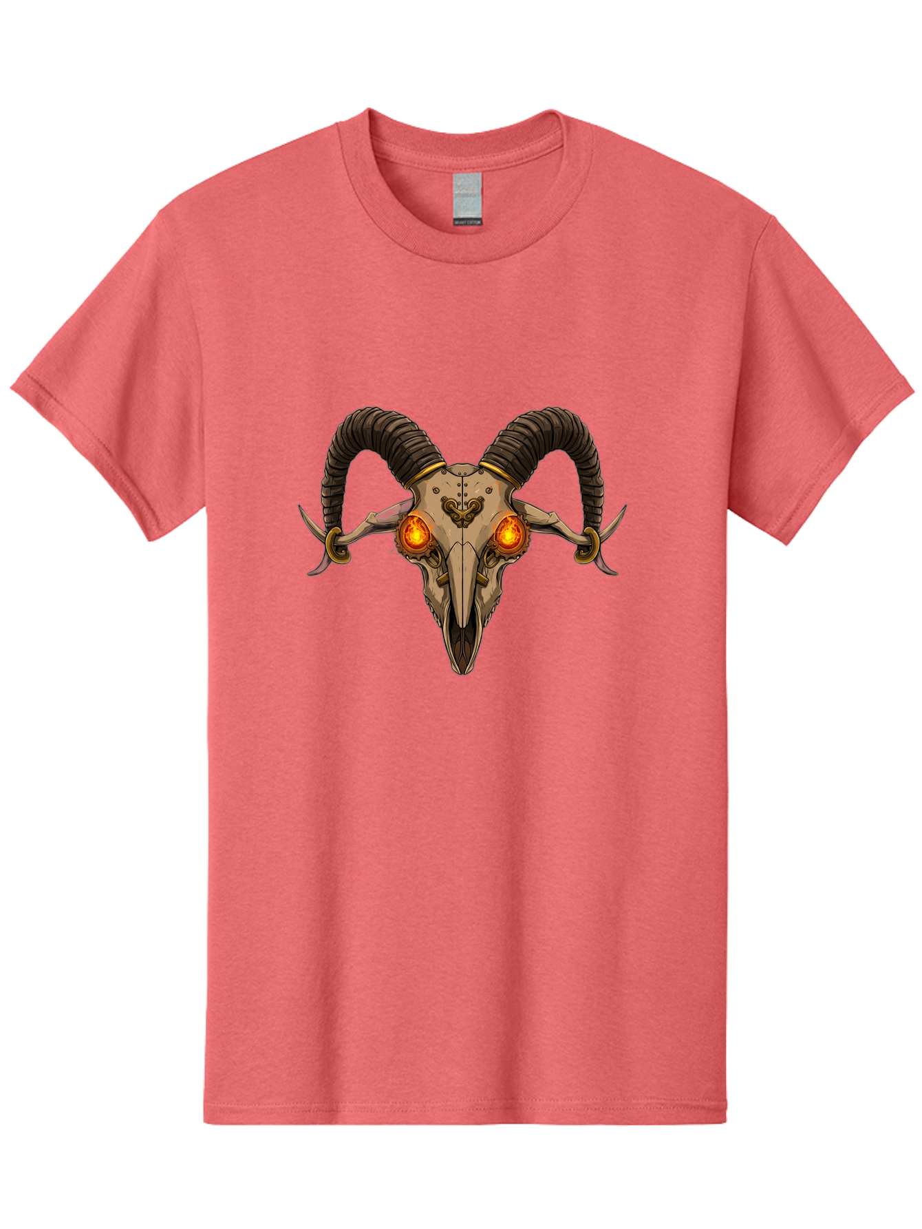 Ram-Skull-9 Men'S Graphic Tee, 100% Cotton, Comfortable Casual Summer Wear, Machine Washable, Vintage Camera, Old Camera, Antique Camera, Black Camera, Classic Photography, Photography Equipment, Nostalgic Device, Film Camera, Camera Art Bap921 9