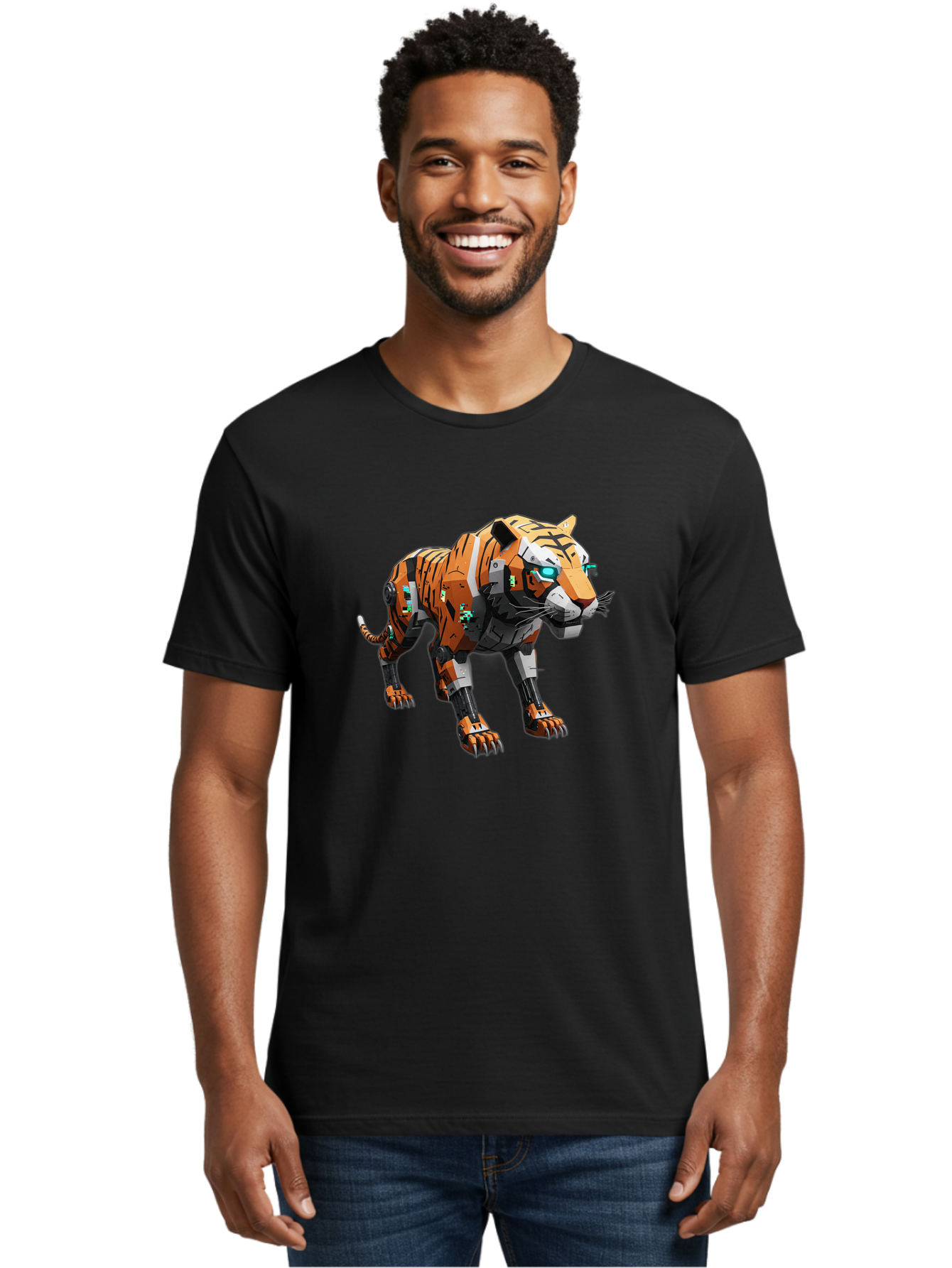 Robo-Tiger-1 Men'S Graphic Tee, 100% Cotton, Comfortable Casual Summer Wear, Machine Washable, Vintage Camera, Old Camera, Antique Camera, Black Camera, Classic Photography, Photography Equipment, Nostalgic Device, Film Camera, Camera Art Bap946 29