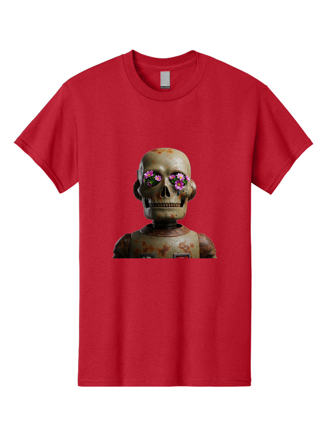 Robot-Skeleton Men'S Graphic Tee, 100% Cotton, Comfortable Casual Summer Wear, Machine Washable, Vintage Camera, Old Camera, Antique Camera, Black Camera, Classic Photography, Photography Equipment, Nostalgic Device, Film Camera, Camera Art Bap952 1