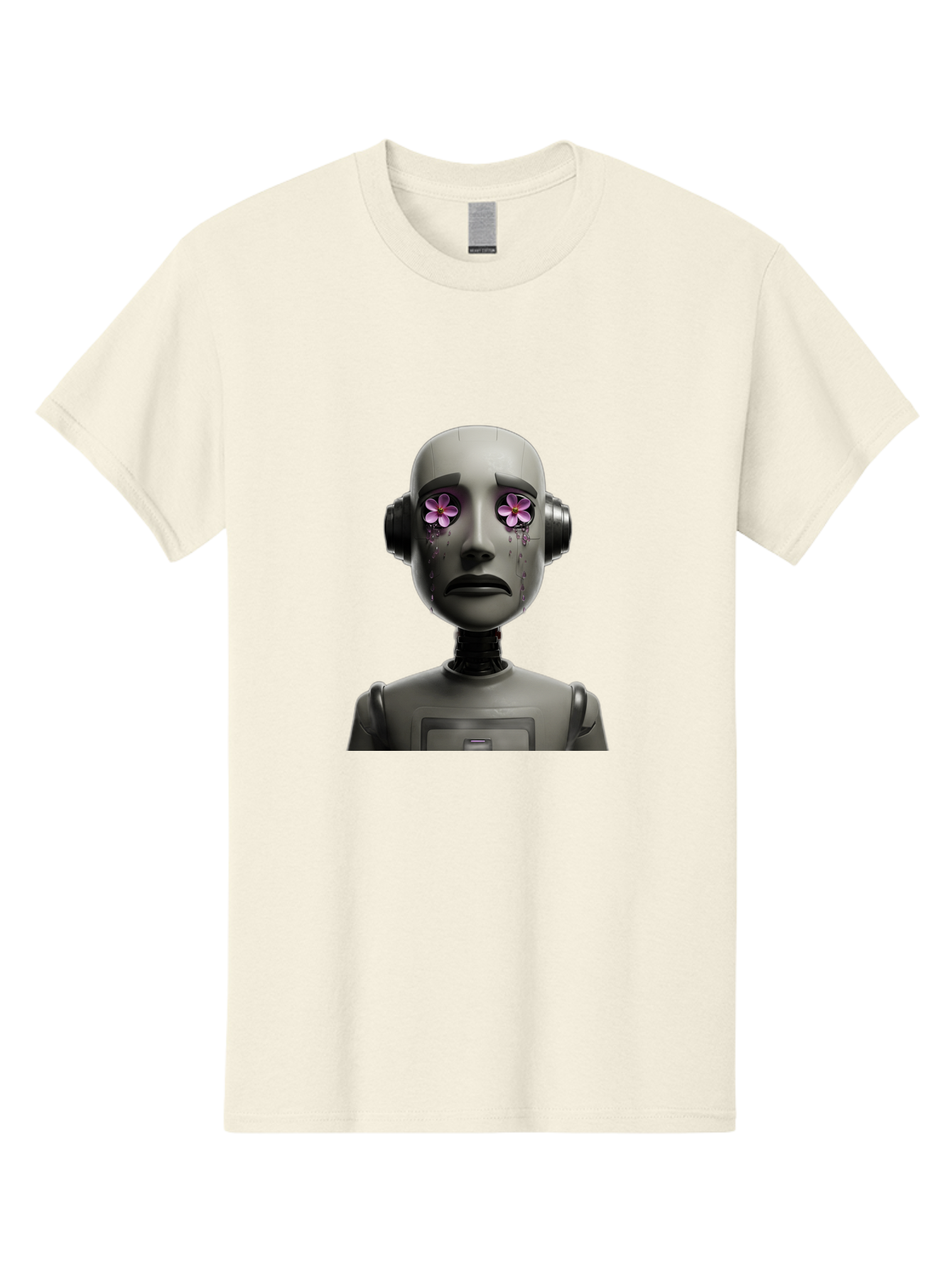 Robot-With-Flowers Men'S Graphic Tee, 100% Cotton, Comfortable Casual Summer Wear, Machine Washable, Vintage Camera, Old Camera, Antique Camera, Black Camera, Classic Photography, Photography Equipment, Nostalgic Device, Film Camera, Bap957 1