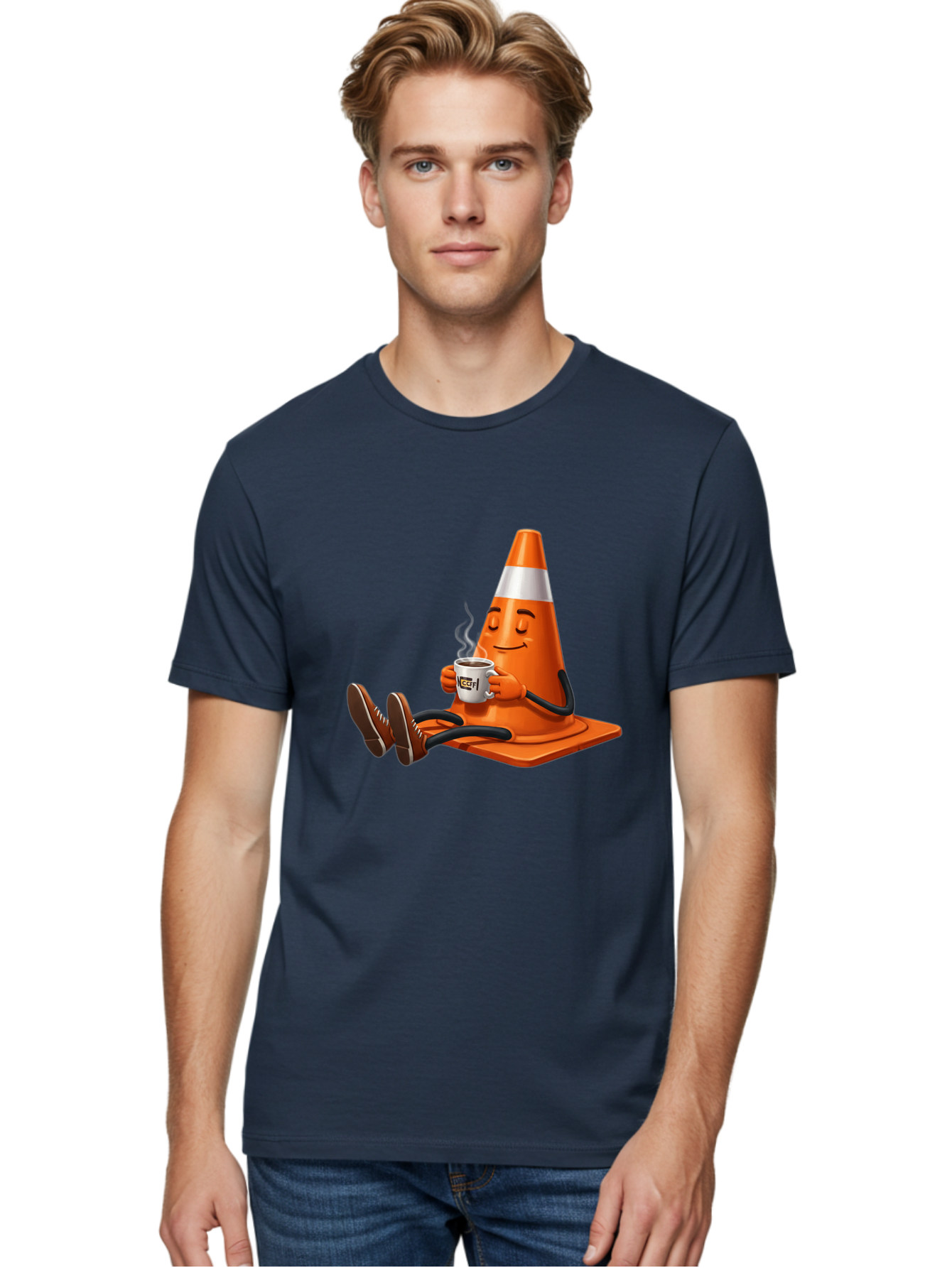 Traffic-Cone-3 Men'S Graphic Tee, 100% Cotton, Comfortable Casual Summer Wear, Machine Washable, Vintage Camera, Old Camera, Antique Camera, Black Camera, Classic Photography, Photography Equipment, Nostalgic Device, Film Camera, Camera Art Baq150 26