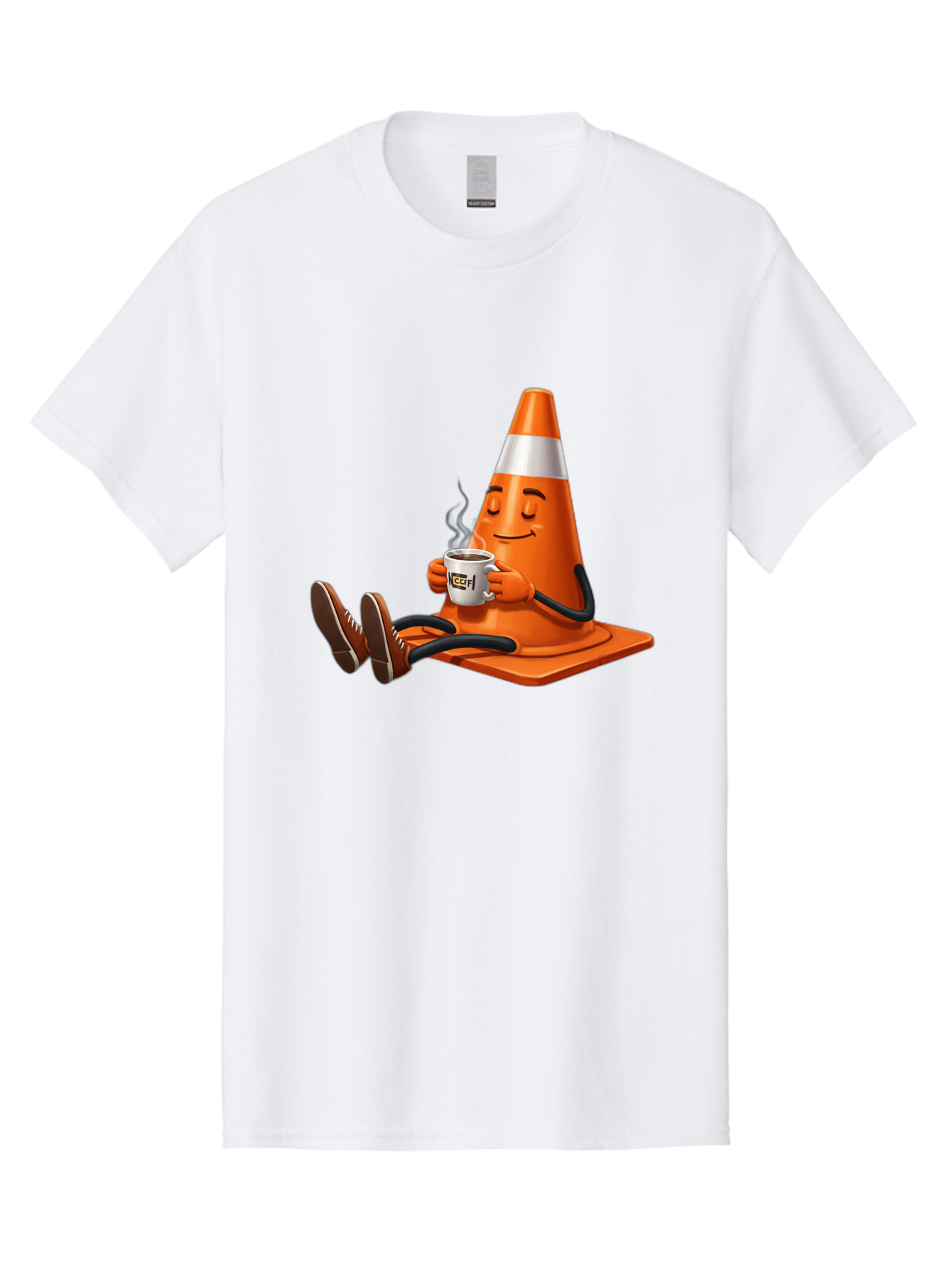 Traffic-Cone-3 Men'S Graphic Tee, 100% Cotton, Comfortable Casual Summer Wear, Machine Washable, Vintage Camera, Old Camera, Antique Camera, Black Camera, Classic Photography, Photography Equipment, Nostalgic Device, Film Camera, Camera Art Baq150 8