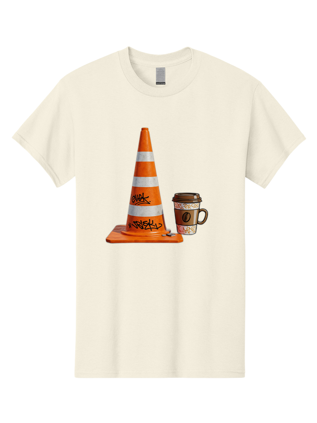 Traffic-Cone-Coffee Men'S Graphic Tee, 100% Cotton, Comfortable Casual Summer Wear, Machine Washable, Vintage Camera, Old Camera, Antique Camera, Black Camera, Classic Photography, Photography Equipment, Nostalgic Device, Film Camera, Baq154 15