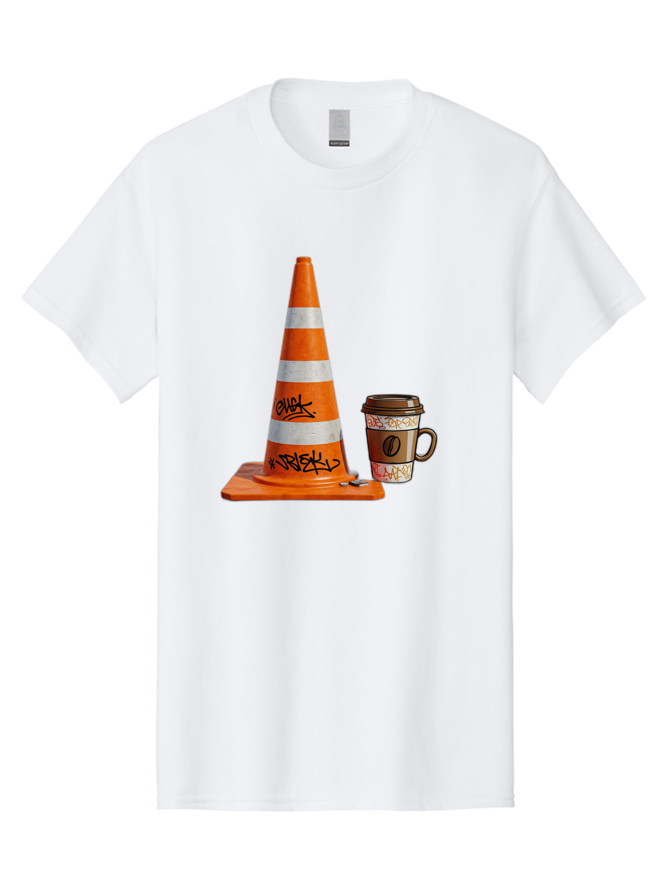 Traffic-Cone-Coffee Men'S Graphic Tee, 100% Cotton, Comfortable Casual Summer Wear, Machine Washable, Vintage Camera, Old Camera, Antique Camera, Black Camera, Classic Photography, Photography Equipment, Nostalgic Device, Film Camera, Baq154 9