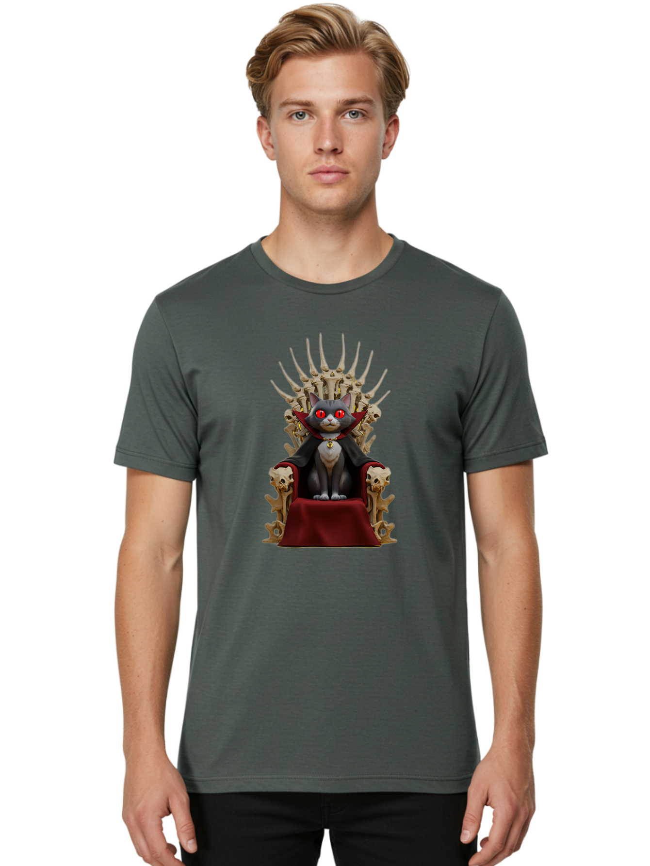 Vampire-Cat-Throne Men'S Graphic Tee, 100% Cotton, Comfortable Casual Summer Wear, Machine Washable, Vintage Camera, Old Camera, Antique Camera, Black Camera, Classic Photography, Photography Equipment, Nostalgic Device, Film Camera, Baq175 25