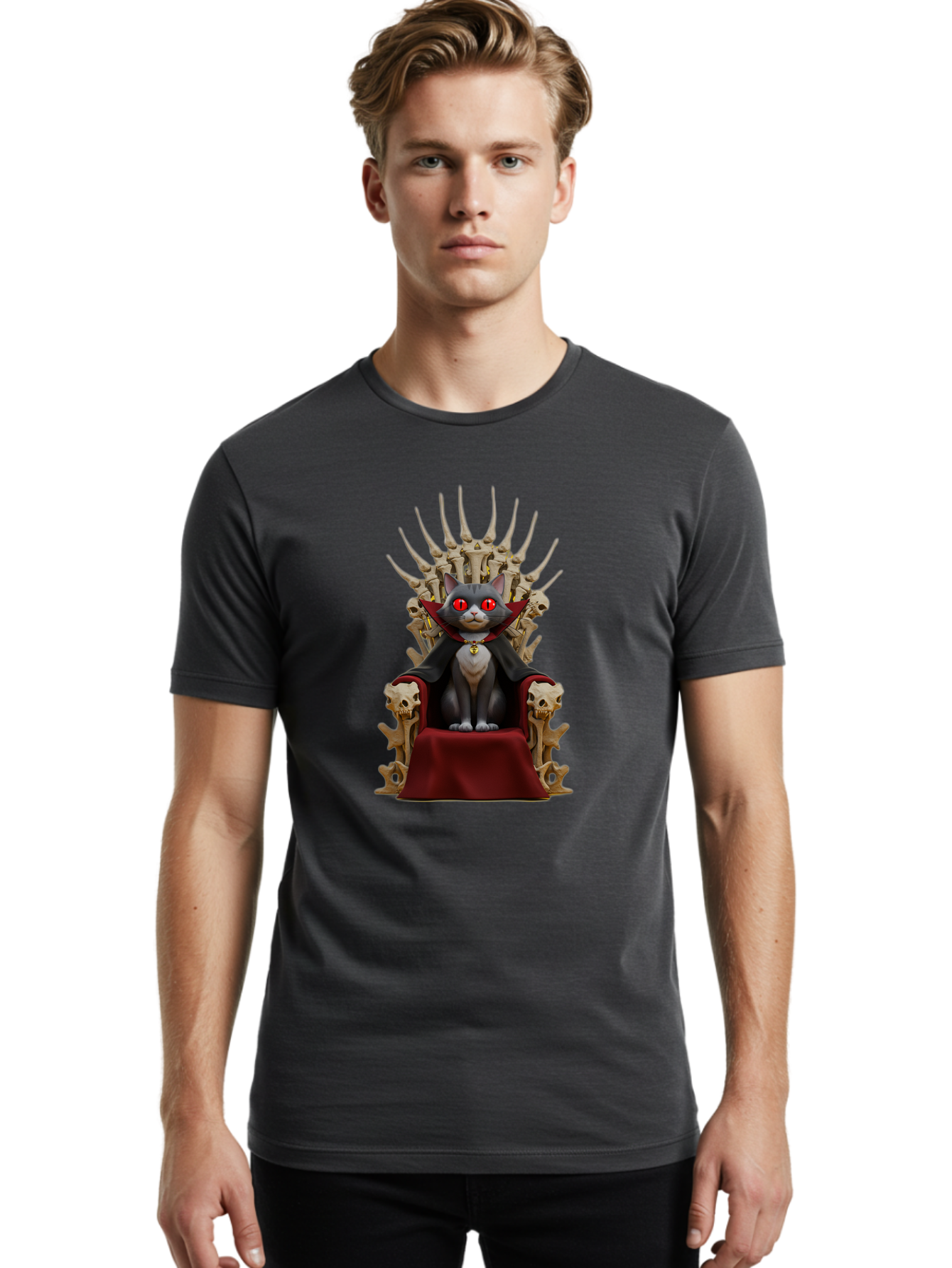 Vampire-Cat-Throne Men'S Graphic Tee, 100% Cotton, Comfortable Casual Summer Wear, Machine Washable, Vintage Camera, Old Camera, Antique Camera, Black Camera, Classic Photography, Photography Equipment, Nostalgic Device, Film Camera, Baq175 20