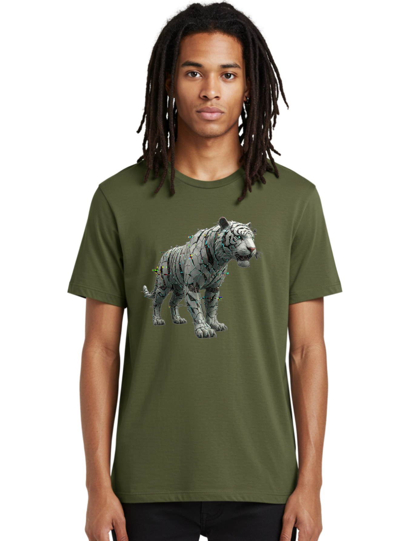 White-Tiger-Sculpture Men'S Graphic Tee, 100% Cotton, Comfortable Casual Summer Wear, Machine Washable, Vintage Camera, Old Camera, Antique Camera, Black Camera, Classic Photography, Photography Equipment, Nostalgic Device, Film Camera, Baq187 22