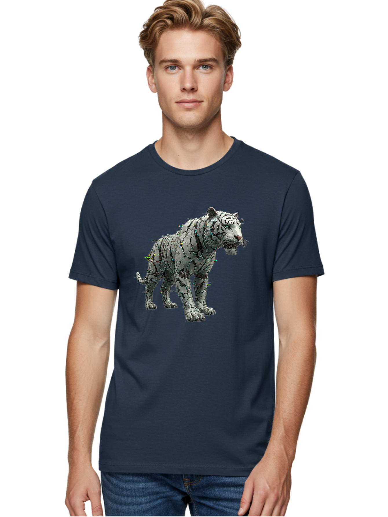 White-Tiger-Sculpture Men'S Graphic Tee, 100% Cotton, Comfortable Casual Summer Wear, Machine Washable, Vintage Camera, Old Camera, Antique Camera, Black Camera, Classic Photography, Photography Equipment, Nostalgic Device, Film Camera, Baq187 26