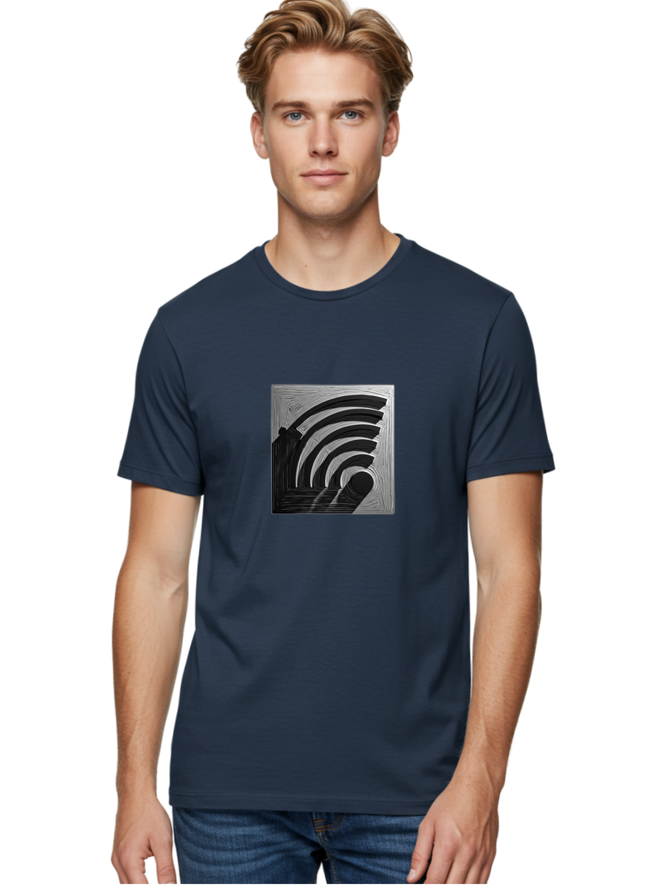 Wi-Fi-Symbol Men'S Graphic Tee, 100% Cotton, Comfortable Casual Summer Wear, Machine Washable, Vintage Camera, Old Camera, Antique Camera, Black Camera, Classic Photography, Photography Equipment, Nostalgic Device, Film Camera, Camera Art Baq189 20