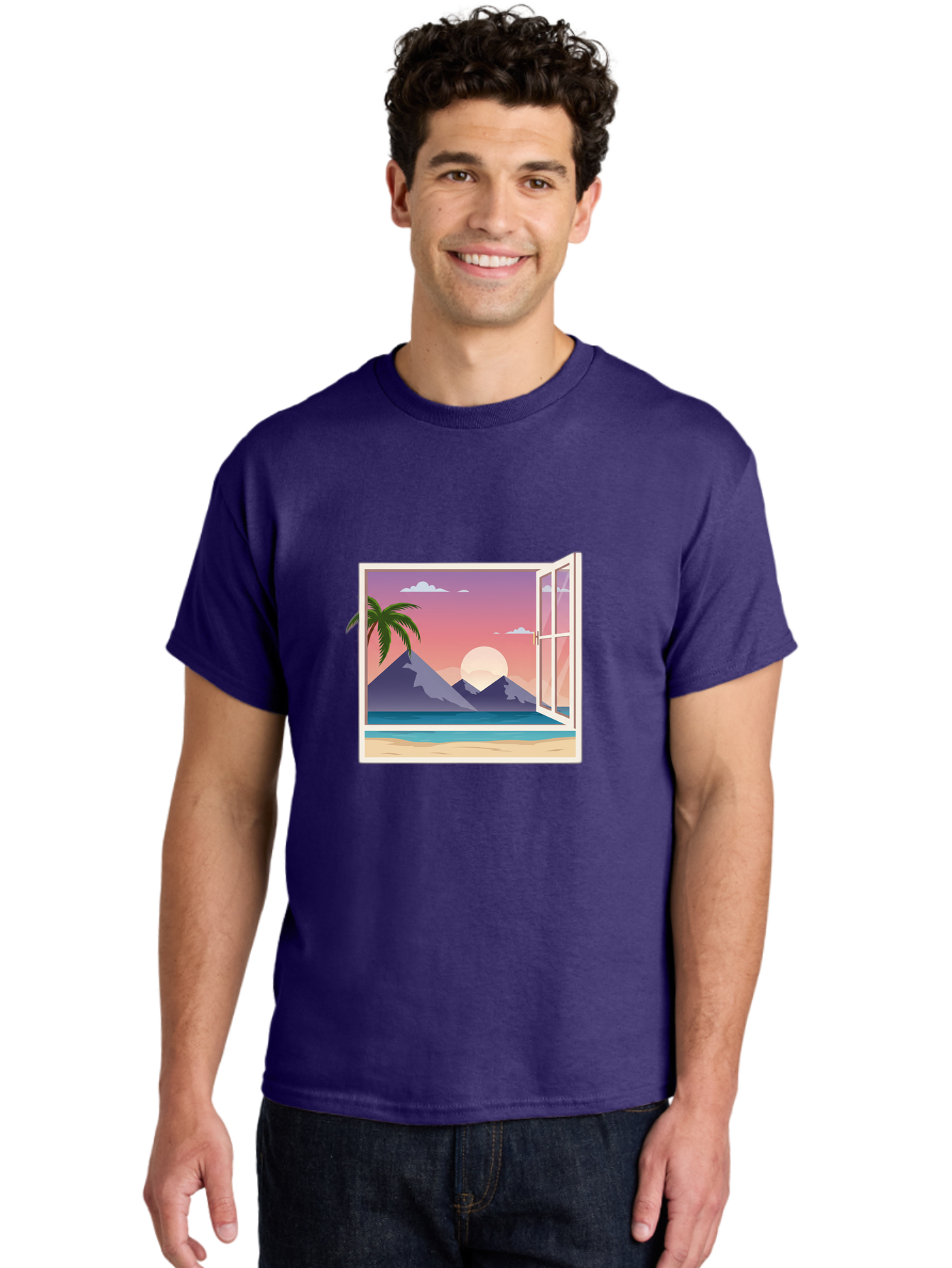 Window-To-Paradise Men'S Graphic Tee, 100% Cotton, Comfortable Casual Summer Wear, Machine Washable, Vintage Camera, Old Camera, Antique Camera, Black Camera, Classic Photography, Photography Equipment, Nostalgic Device, Film Camera, Baq195 24