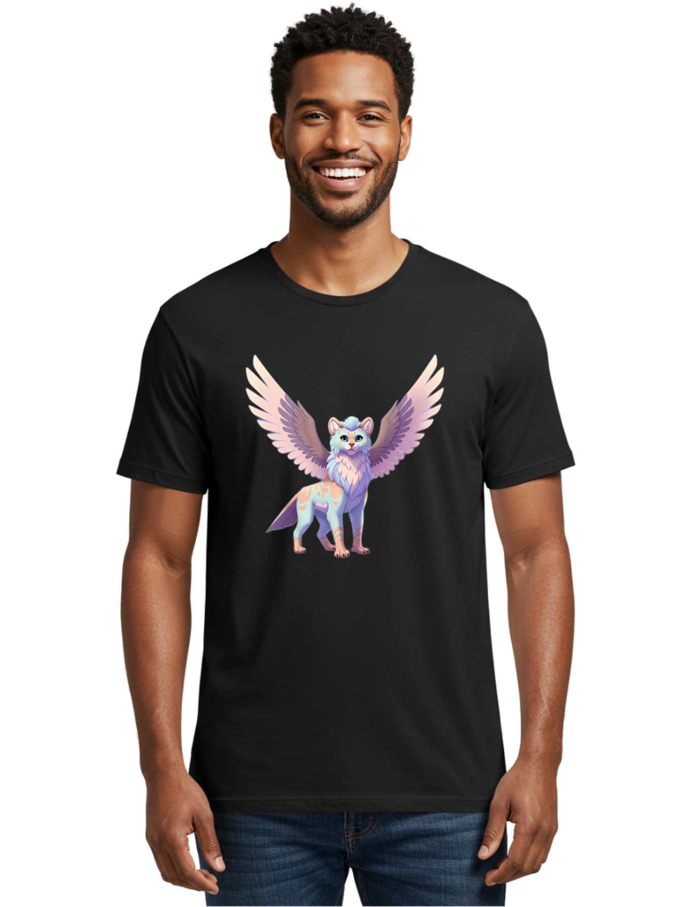 Winged-Cat-Creature Men'S Graphic Tee, 100% Cotton, Comfortable Casual Summer Wear, Machine Washable, Vintage Camera, Old Camera, Antique Camera, Black Camera, Classic Photography, Photography Equipment, Nostalgic Device, Film Camera, Baq196 26