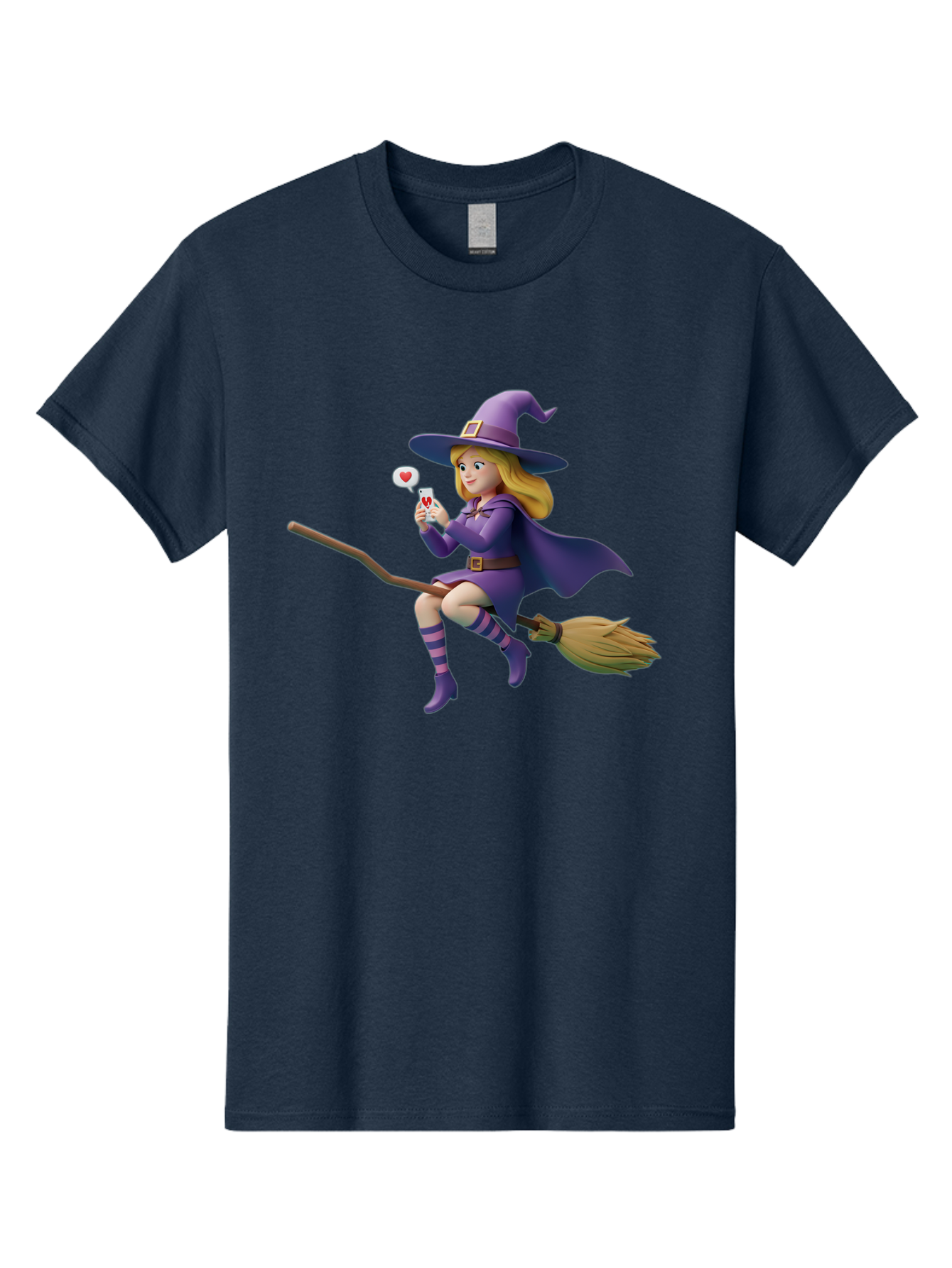 Witch-On-Broomstick-1 Men'S Graphic Tee, 100% Cotton, Comfortable Casual Summer Wear, Machine Washable, Vintage Camera, Old Camera, Antique Camera, Black Camera, Classic Photography, Photography Equipment, Nostalgic Device, Film Camera, Baq208 7