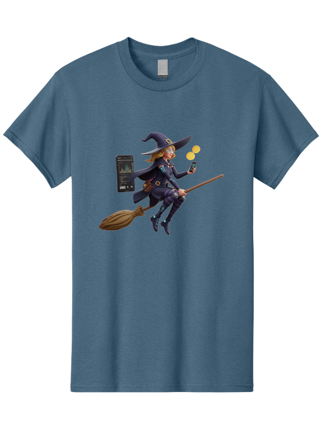 Witch-On-Broomstick-2 Men'S Graphic Tee, 100% Cotton, Comfortable Casual Summer Wear, Machine Washable, Vintage Camera, Old Camera, Antique Camera, Black Camera, Classic Photography, Photography Equipment, Nostalgic Device, Film Camera, Baq209 9