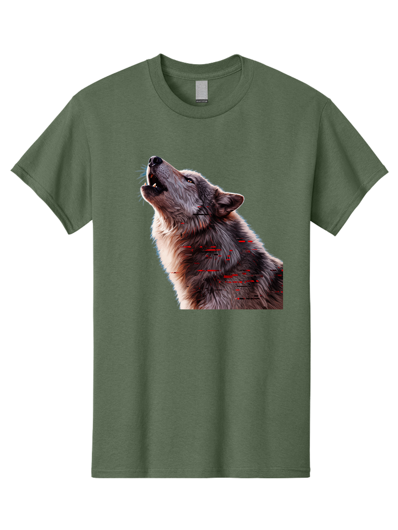 Wolf-Howling-1 Men'S Graphic Tee, 100% Cotton, Comfortable Casual Summer Wear, Machine Washable, Vintage Camera, Old Camera, Antique Camera, Black Camera, Classic Photography, Photography Equipment, Nostalgic Device, Film Camera, Camera Art Baq219 1