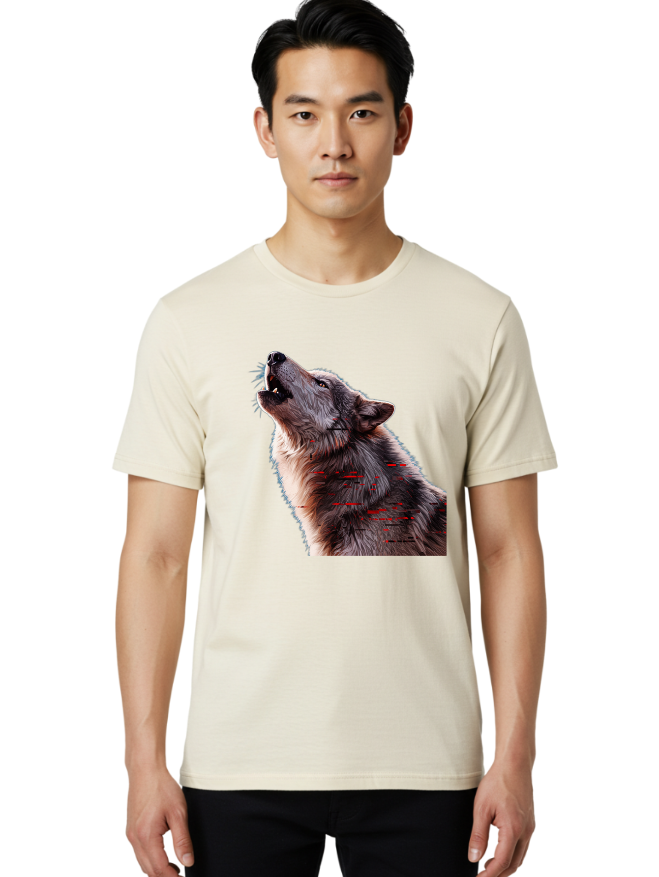 Wolf-Howling-1 Men'S Graphic Tee, 100% Cotton, Comfortable Casual Summer Wear, Machine Washable, Vintage Camera, Old Camera, Antique Camera, Black Camera, Classic Photography, Photography Equipment, Nostalgic Device, Film Camera, Camera Art Baq219 25