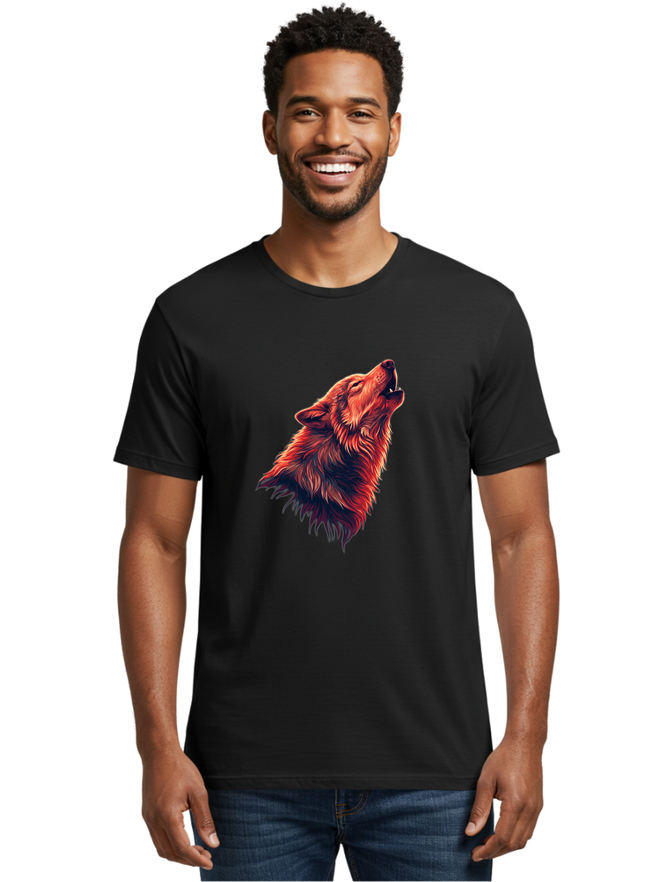 Wolf-Howling-4 Men'S Graphic Tee, 100% Cotton, Comfortable Casual Summer Wear, Machine Washable, Vintage Camera, Old Camera, Antique Camera, Black Camera, Classic Photography, Photography Equipment, Nostalgic Device, Film Camera, Camera Art Baq222 17