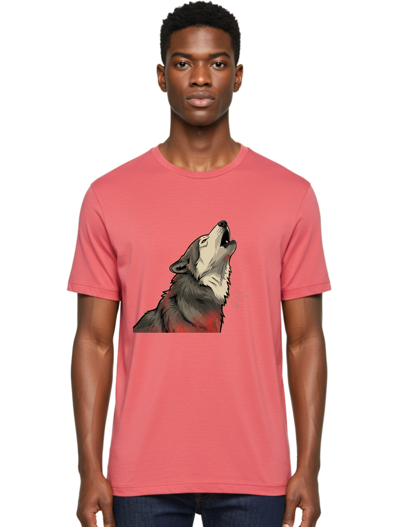 Wolf-Howling-5 Men'S Graphic Tee, 100% Cotton, Comfortable Casual Summer Wear, Machine Washable, Vintage Camera, Old Camera, Antique Camera, Black Camera, Classic Photography, Photography Equipment, Nostalgic Device, Film Camera, Camera Art Baq223 30