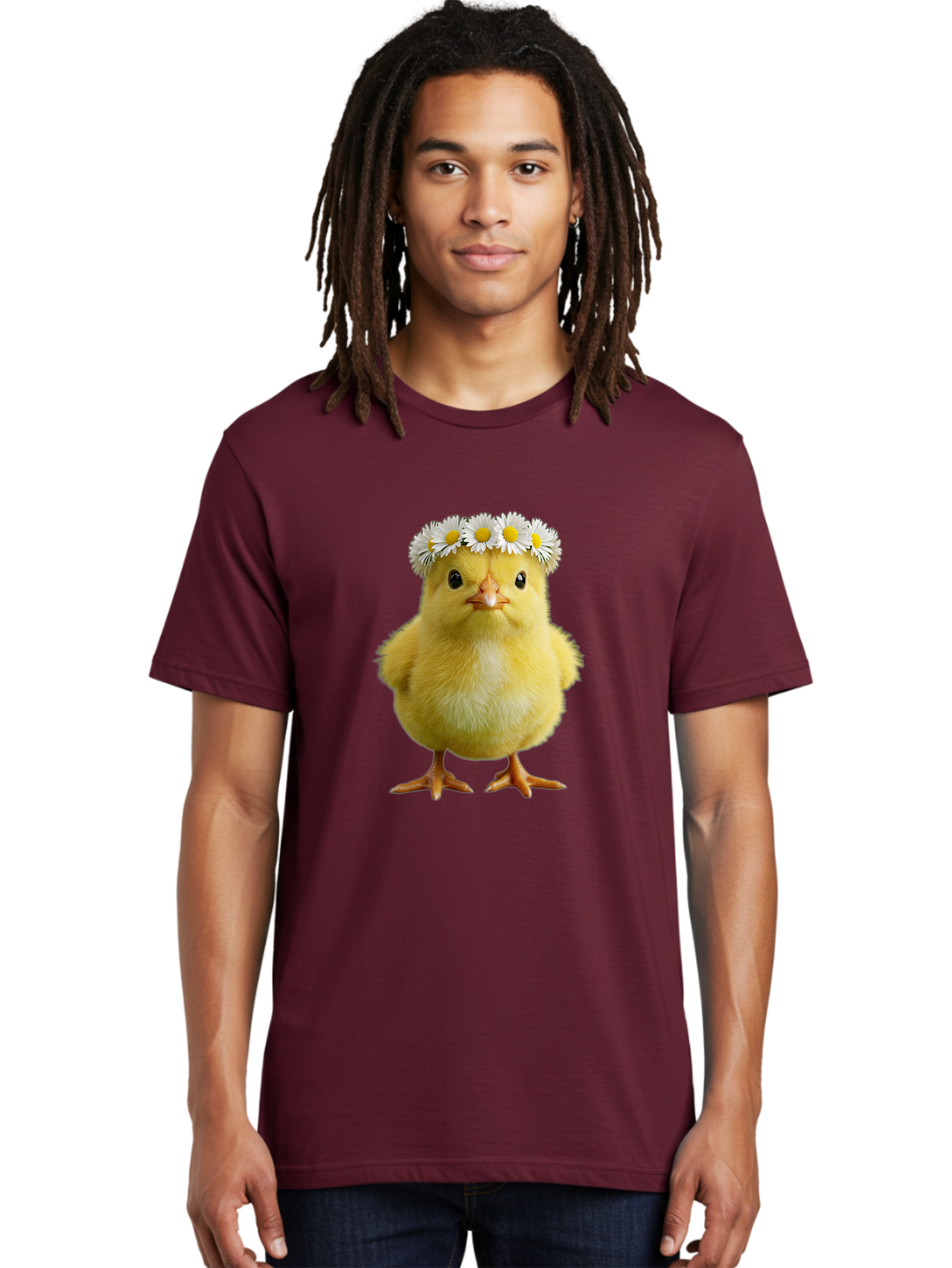 Yellow-Chick-With-Daisies Men'S Graphic Tee, 100% Cotton, Comfortable Casual Summer Wear, Machine Washable, Vintage Camera, Old Camera, Antique Camera, Black Camera, Classic Photography, Photography Equipment, Nostalgic Device, Film Camera, Baq240 26