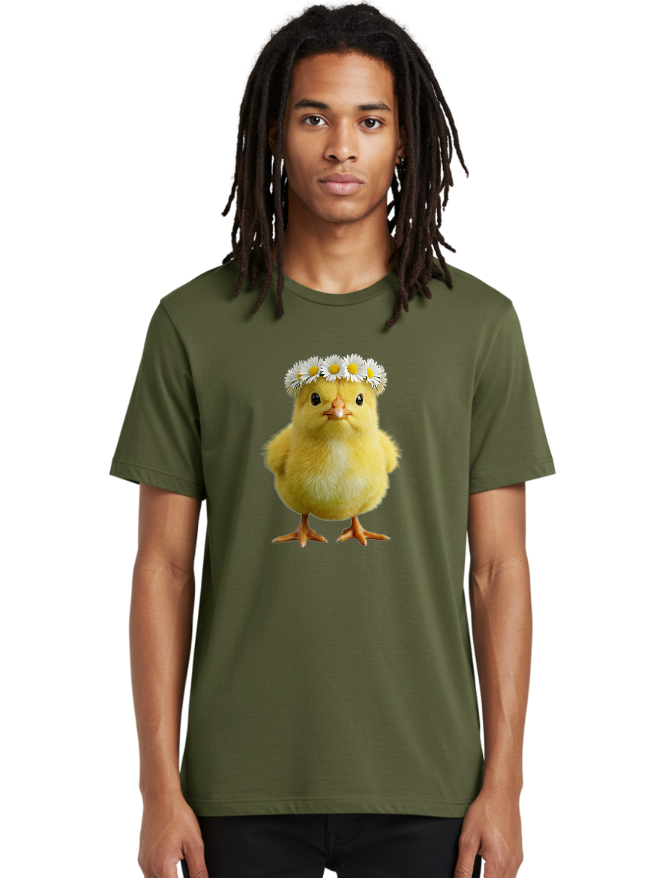 Yellow-Chick-With-Daisies Men'S Graphic Tee, 100% Cotton, Comfortable Casual Summer Wear, Machine Washable, Vintage Camera, Old Camera, Antique Camera, Black Camera, Classic Photography, Photography Equipment, Nostalgic Device, Film Camera, Baq240 22