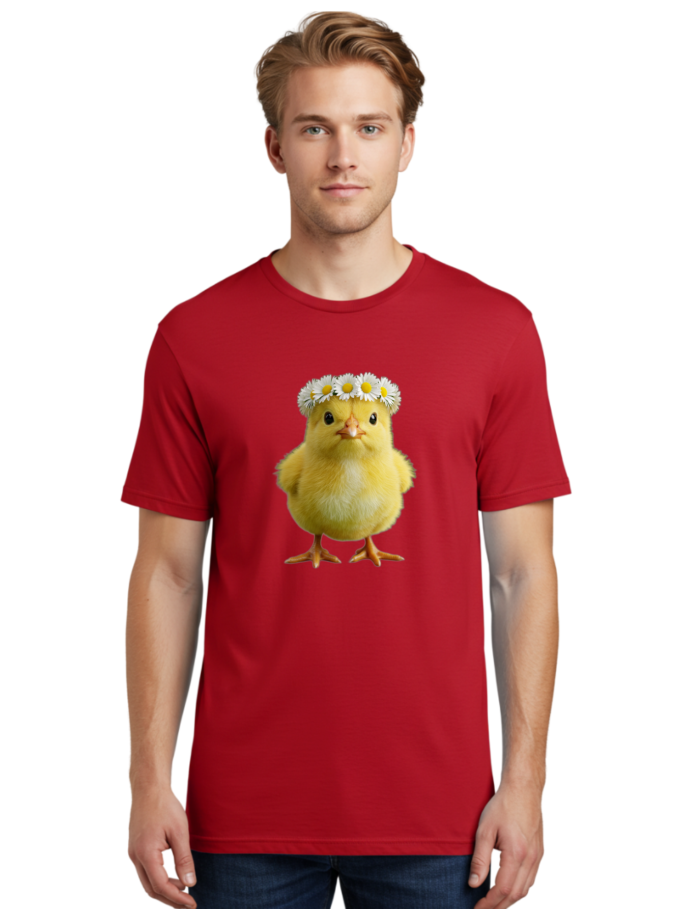 Yellow-Chick-With-Daisies Men'S Graphic Tee, 100% Cotton, Comfortable Casual Summer Wear, Machine Washable, Vintage Camera, Old Camera, Antique Camera, Black Camera, Classic Photography, Photography Equipment, Nostalgic Device, Film Camera, Baq240 16