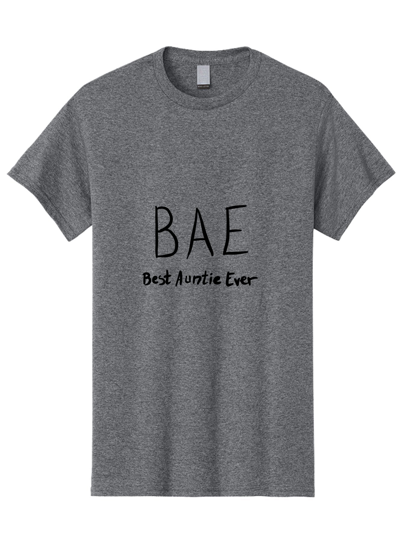 Bae-Best-Auntie-Ever Men'S Graphic Tee, 100% Cotton, Comfortable Casual Summer Wear, Machine Washable, Fun Aunt Gift, Auntie Appreciation, Best Aunt Ever, Bae, Auntie Love, Aunt Quotes, Aunt Life -  Aaa008