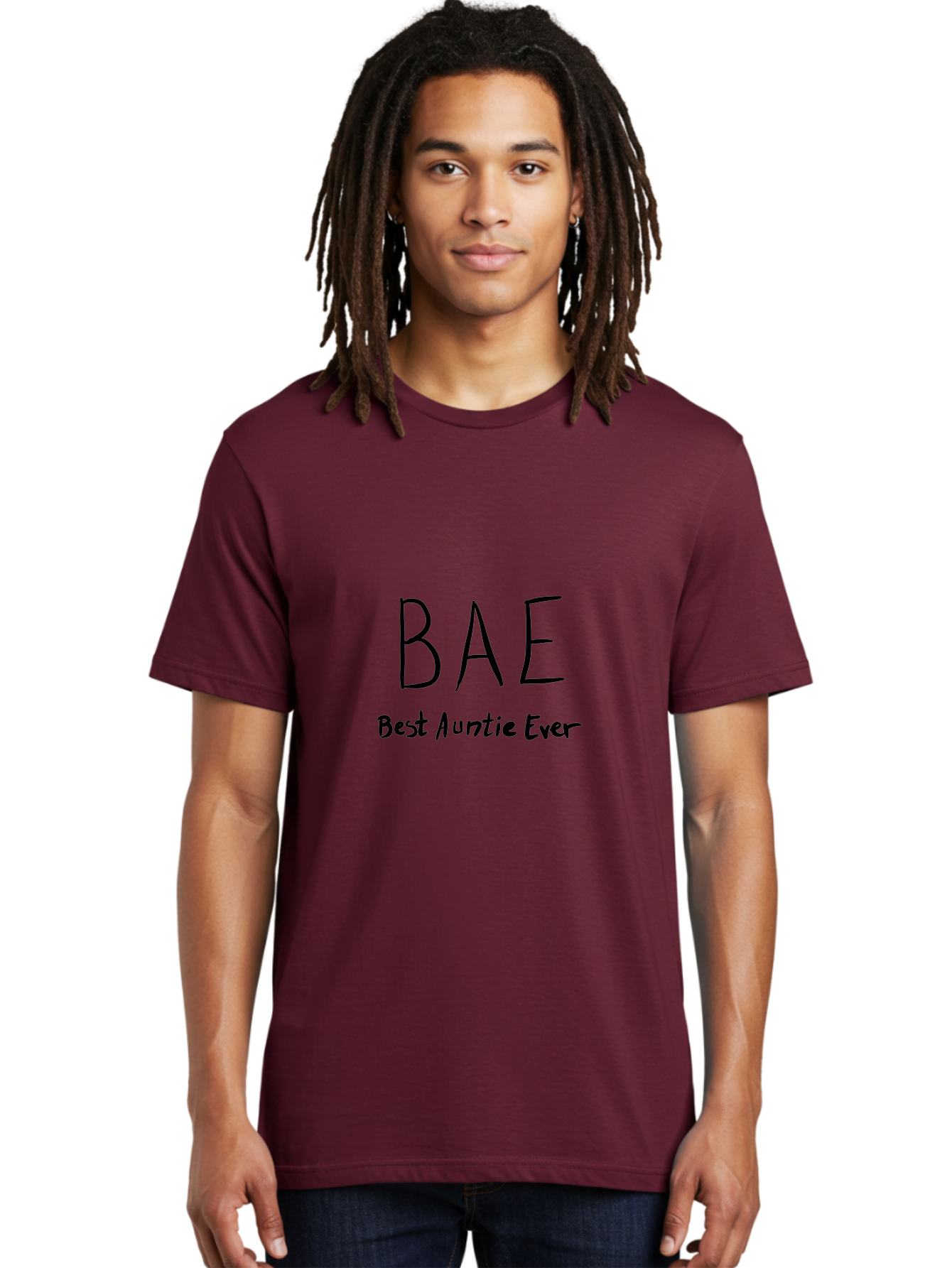 Bae-Best-Auntie-Ever Men'S Graphic Tee, 100% Cotton, Comfortable Casual Summer Wear, Machine Washable, Fun Aunt Gift, Auntie Appreciation, Best Aunt Ever, Bae, Auntie Love, Aunt Quotes, Aunt Life -  Aaa008 26