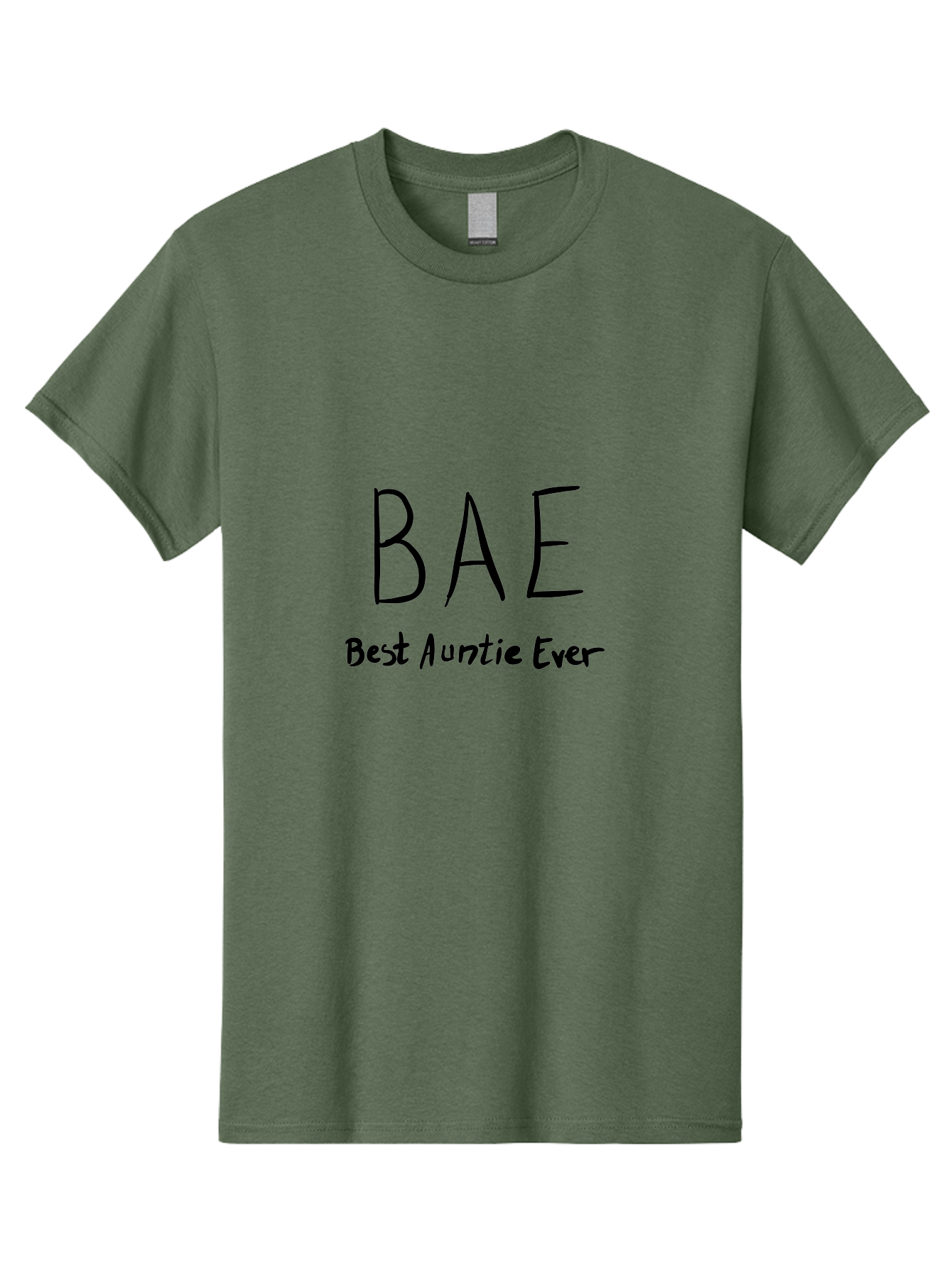 Bae-Best-Auntie-Ever Men'S Graphic Tee, 100% Cotton, Comfortable Casual Summer Wear, Machine Washable, Fun Aunt Gift, Auntie Appreciation, Best Aunt Ever, Bae, Auntie Love, Aunt Quotes, Aunt Life -  Aaa008 13