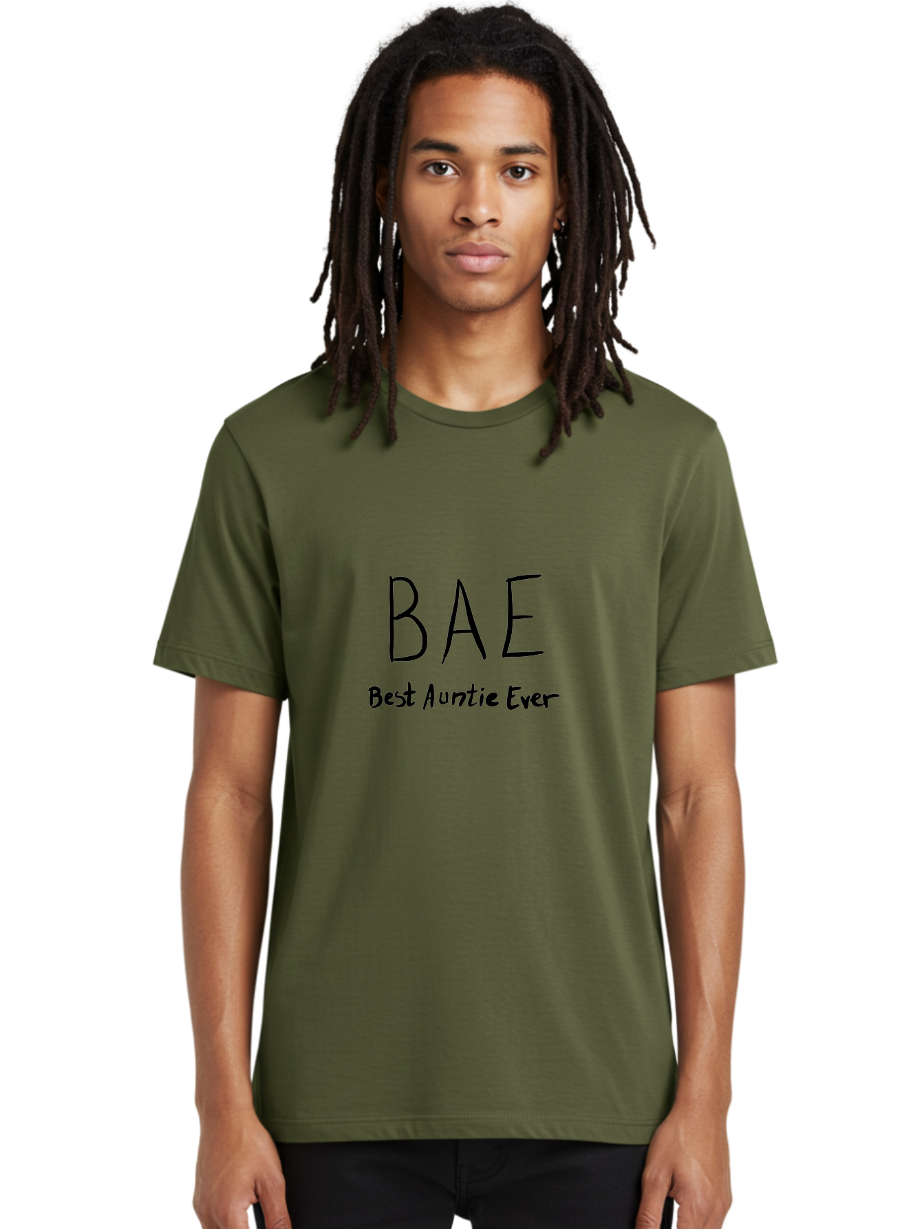 Bae-Best-Auntie-Ever Men'S Graphic Tee, 100% Cotton, Comfortable Casual Summer Wear, Machine Washable, Fun Aunt Gift, Auntie Appreciation, Best Aunt Ever, Bae, Auntie Love, Aunt Quotes, Aunt Life -  Aaa008 14