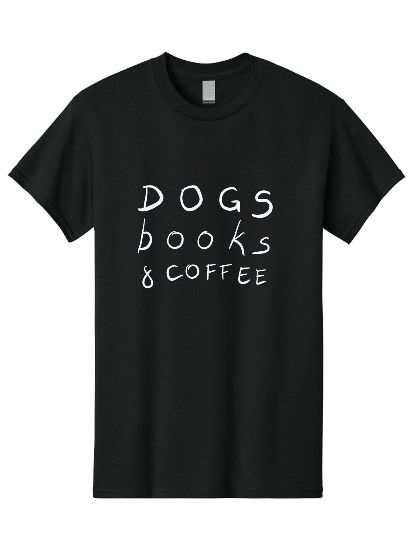 Dogs-Books-Coffee Men'S Graphic Tee, 100% Cotton, Comfortable Casual Summer Wear, Machine Washable, Dog Friendly Cafe, Coffee Shop, Bookstore, Dogs And Coffee, Pet Friendly, Relaxed Atmosphere, Casual Vibe, Coffee Culture -  Aaa025 27