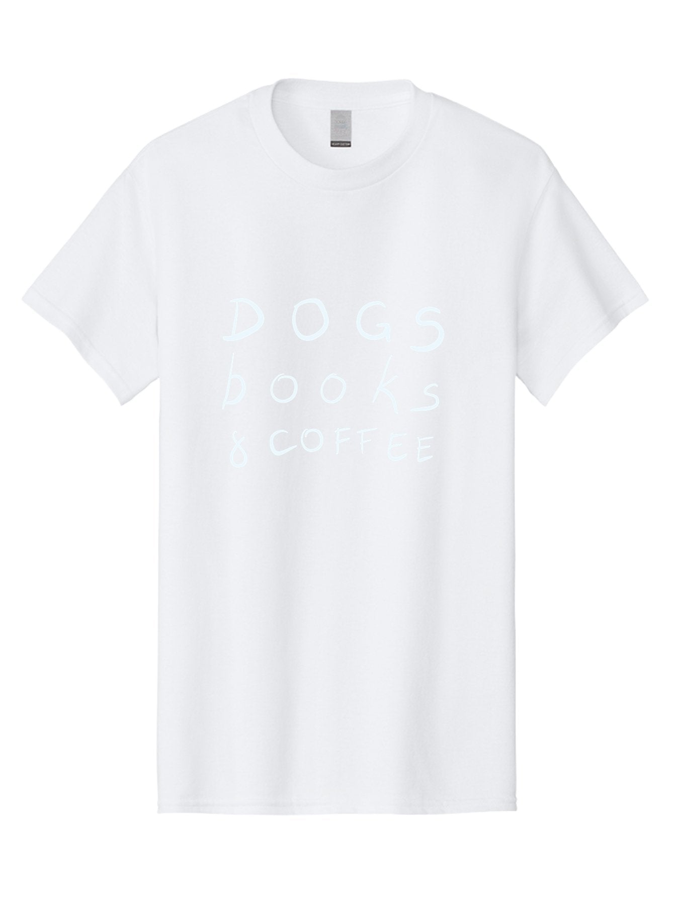 Dogs-Books-Coffee Men'S Graphic Tee, 100% Cotton, Comfortable Casual Summer Wear, Machine Washable, Dog Friendly Cafe, Coffee Shop, Bookstore, Dogs And Coffee, Pet Friendly, Relaxed Atmosphere, Casual Vibe, Coffee Culture -  Aaa025 25