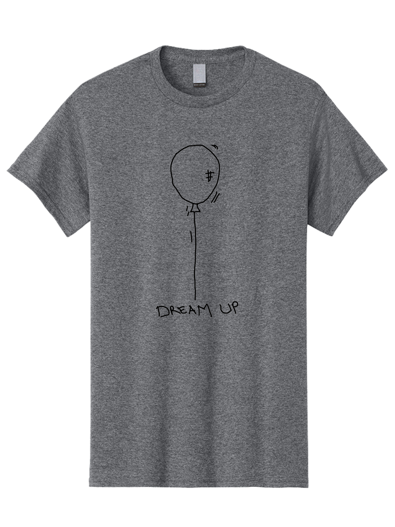 Dream-Up-Balloon Men'S Graphic Tee, 100% Cotton, Comfortable Casual Summer Wear, Machine Washable, Hand Drawn Balloon, Dream Big, Aspirations, Motivation, Inspirational Quote, Simple Illustration, Minimalistic Design, Dollar Sign Symbol -  Aaa028 15